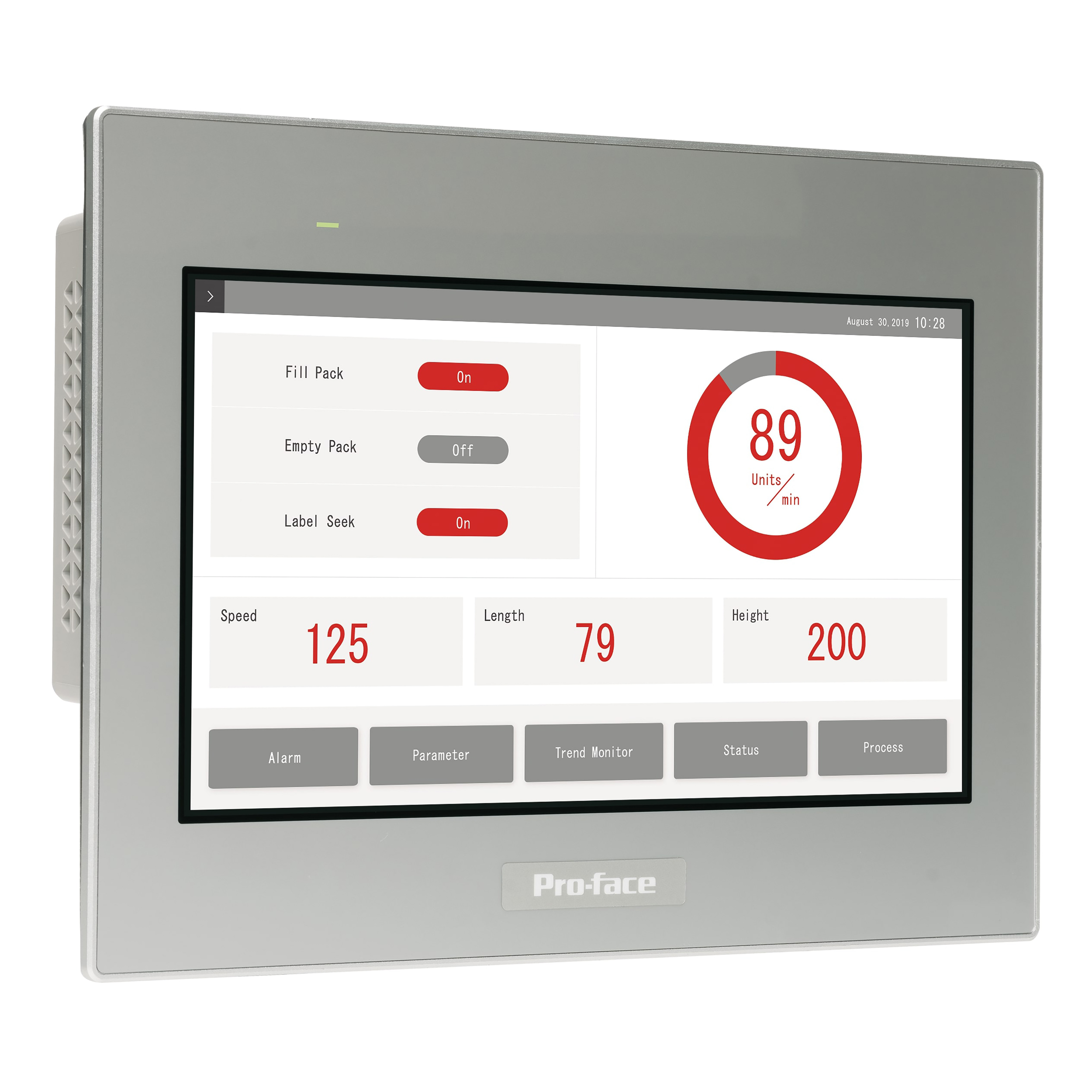 SCHNEIDER ELECTRIC - Display touch panel da 4", 1Ethernet, host USB, 24 VDC