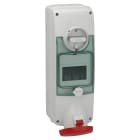 SCHNEIDER ELECTRIC - Presa interbloccata da parete, Mureva, PKB, DIN, Unika, IP65, 63A, 380V, 3P+N+T
