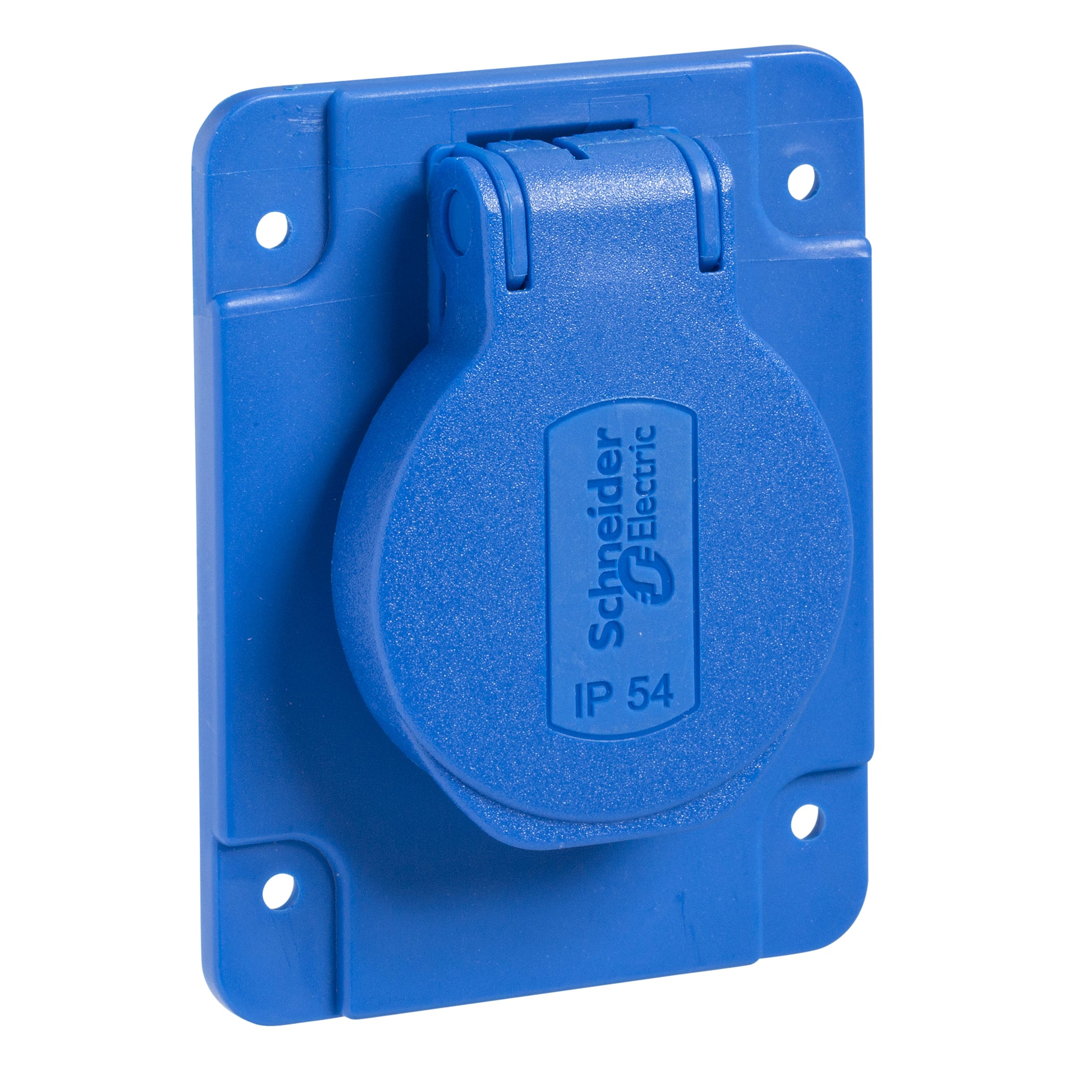 SCHNEIDER ELECTRIC - Presa da incasso, Mureva, PK, Schuko, 10/16A, 250V, 2P+T, blu, 65x85