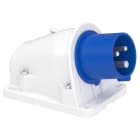 SCHNEIDER ELECTRIC - Spina da parete, Mureva, PK, IP44, 16A, 220V, 2P+T, cablaggio rapido PKX16W423