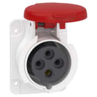 SCHNEIDER ELECTRIC - Presa da incasso, Mureva, PK, IP44, 16A, 380V, 3P+T, cablaggio rapido PKY16G434
