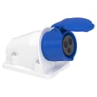 SCHNEIDER ELECTRIC - Presa BT da parete small IP44 16A 220V 2P+T a cablaggio rapido