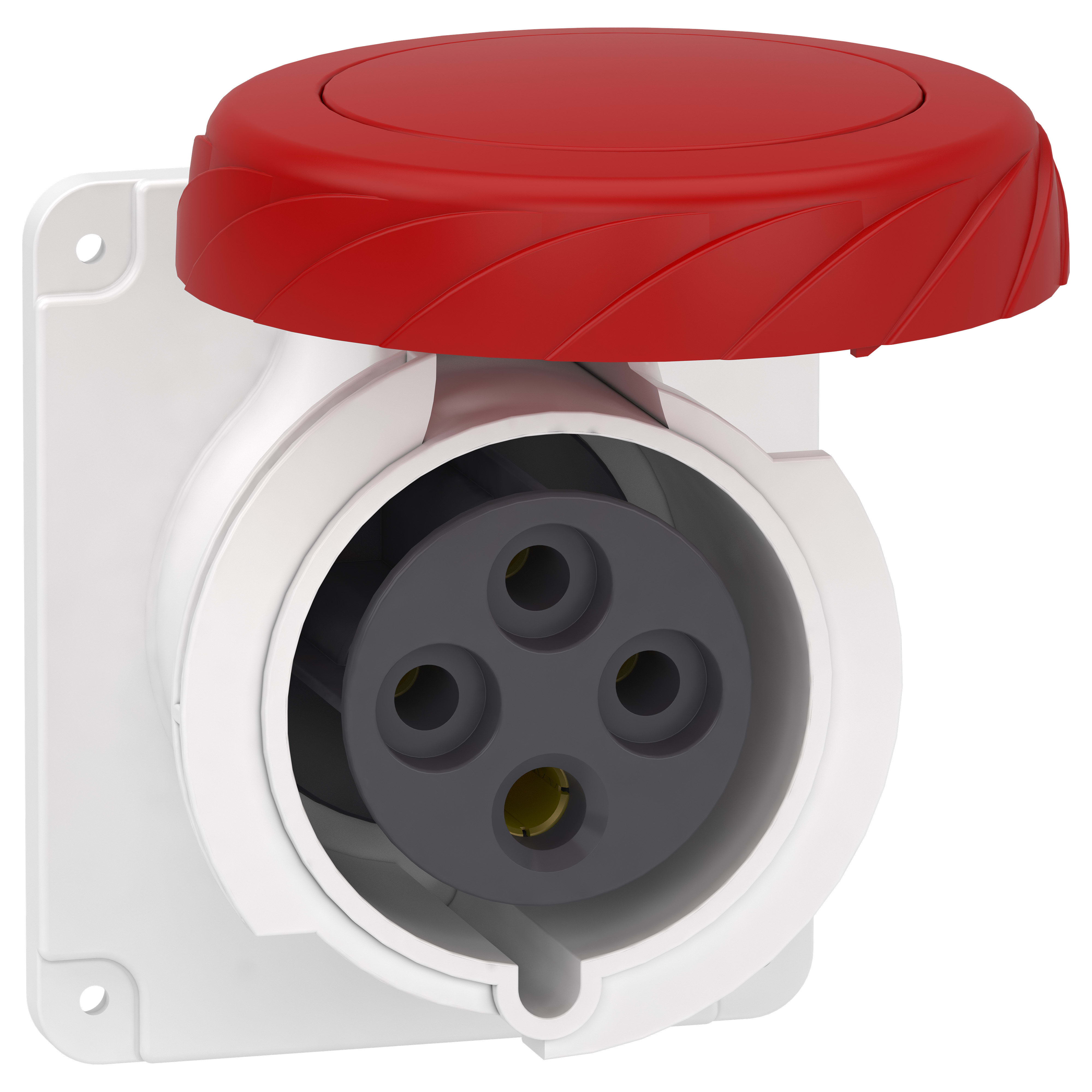 SCHNEIDER ELECTRIC - Presa fissa BT da incasso diritta IP67 32A 380V 3PT cablaggio rapido PKY32G734