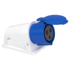 SCHNEIDER ELECTRIC - Presa da parete, Mureva, PK, IP44, 32A, 220V, 2P+T, cablaggio rapido PKY32W423