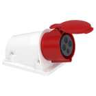 SCHNEIDER ELECTRIC - Presa BT da parete small IP44 32A 380V 3P+T a cablaggio rapido PKY32W434