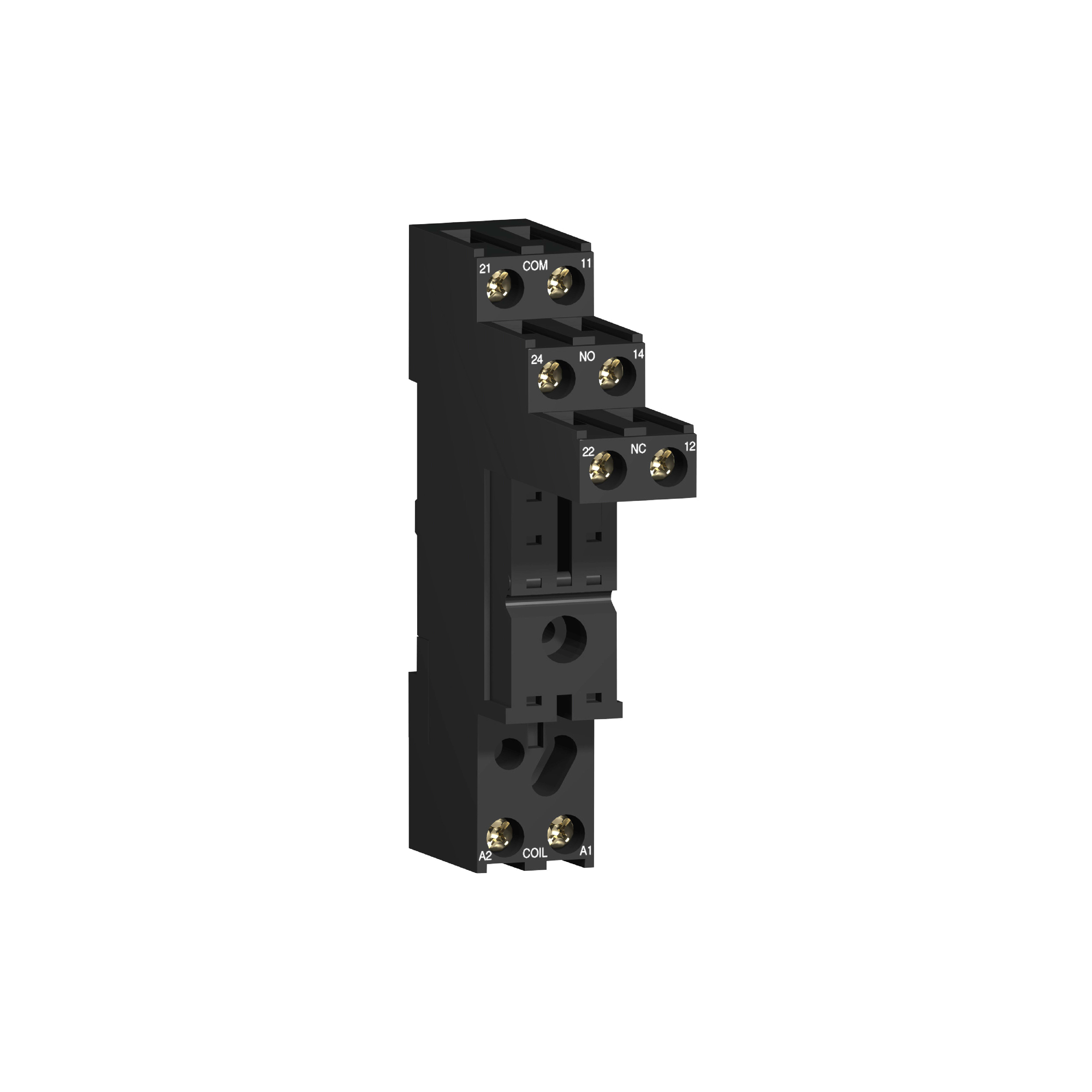 SCHNEIDER ELECTRIC - Base RSZ - contatto separato - 12 A - < 300 VAC - connettore a vite RSZE1S48M