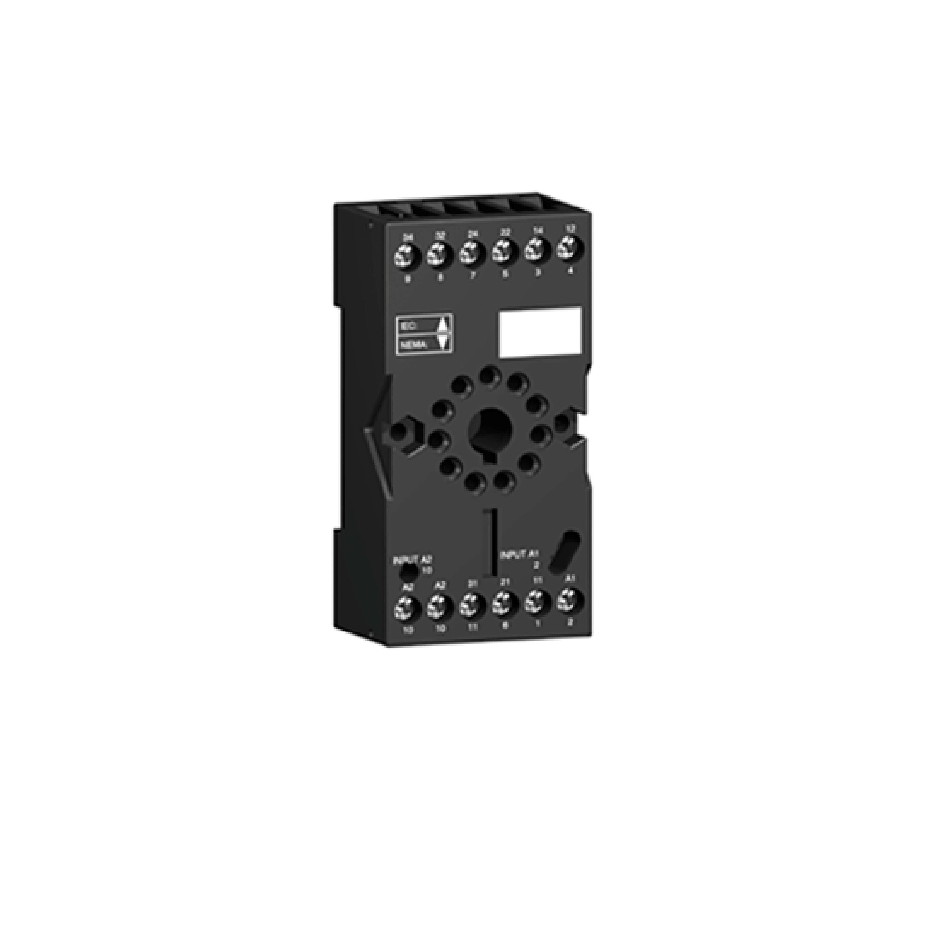 SCHNEIDER ELECTRIC - Base RUZ - contatto misto - 10A - < 250V - connettore - per relè RXM2.., RUMC3 RUZC3M