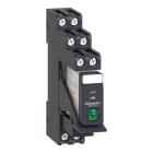 SCHNEIDER ELECTRIC - Relè RXG con pulsante di test completo di base-2NC/NO 5A 24VDC + diodo