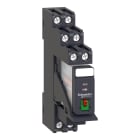SCHNEIDER ELECTRIC - Relè RXG con pulsante di test complete di base 2NC/NO 5A 230VAC + varistore RXG21P7PV
