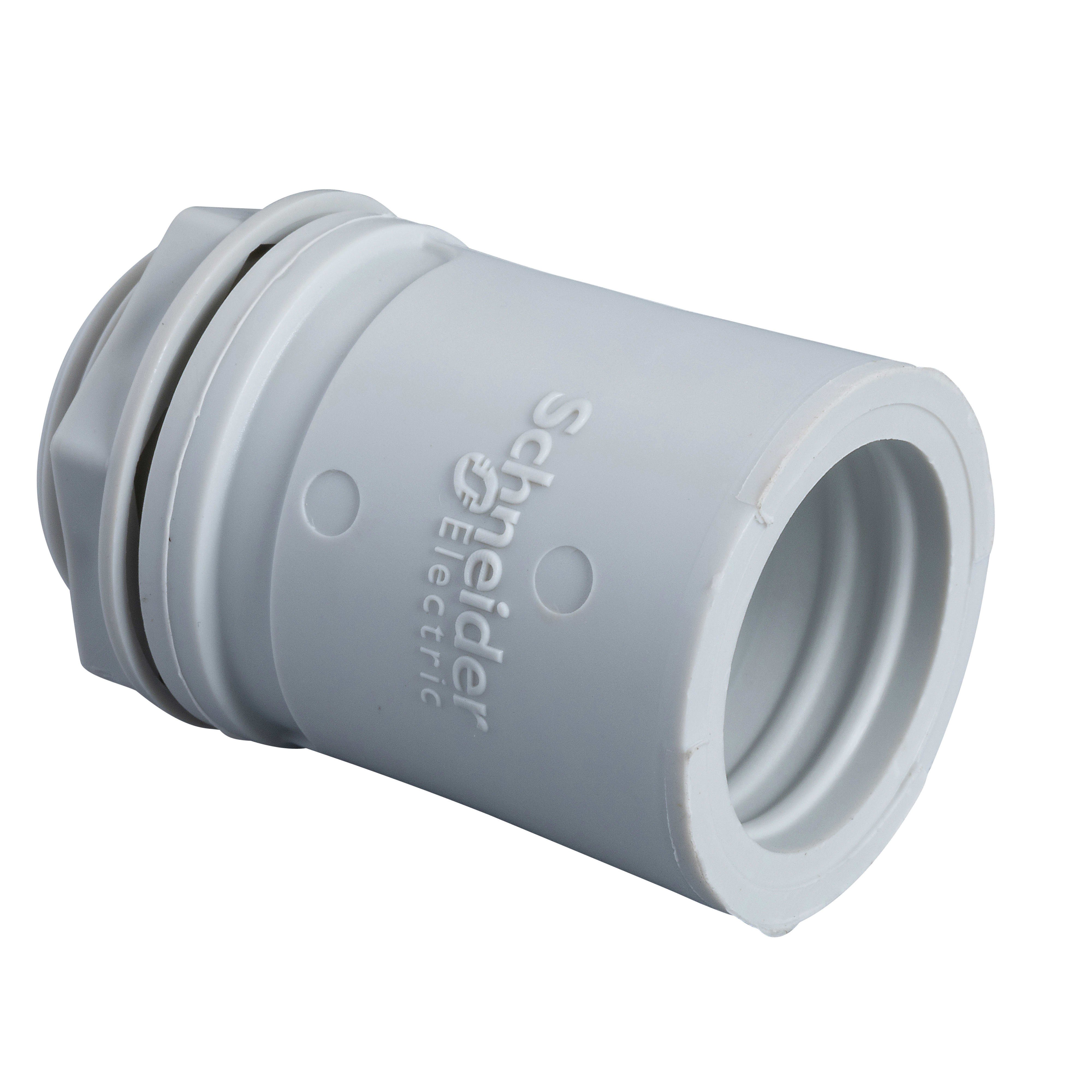 SCHNEIDER ELECTRIC - Raccordo tubo scatola, Mureva Tube & Fix, Tubafroid, RTS25, IP67, diametro esterno 25mm  - [prezzo per 100 pz]