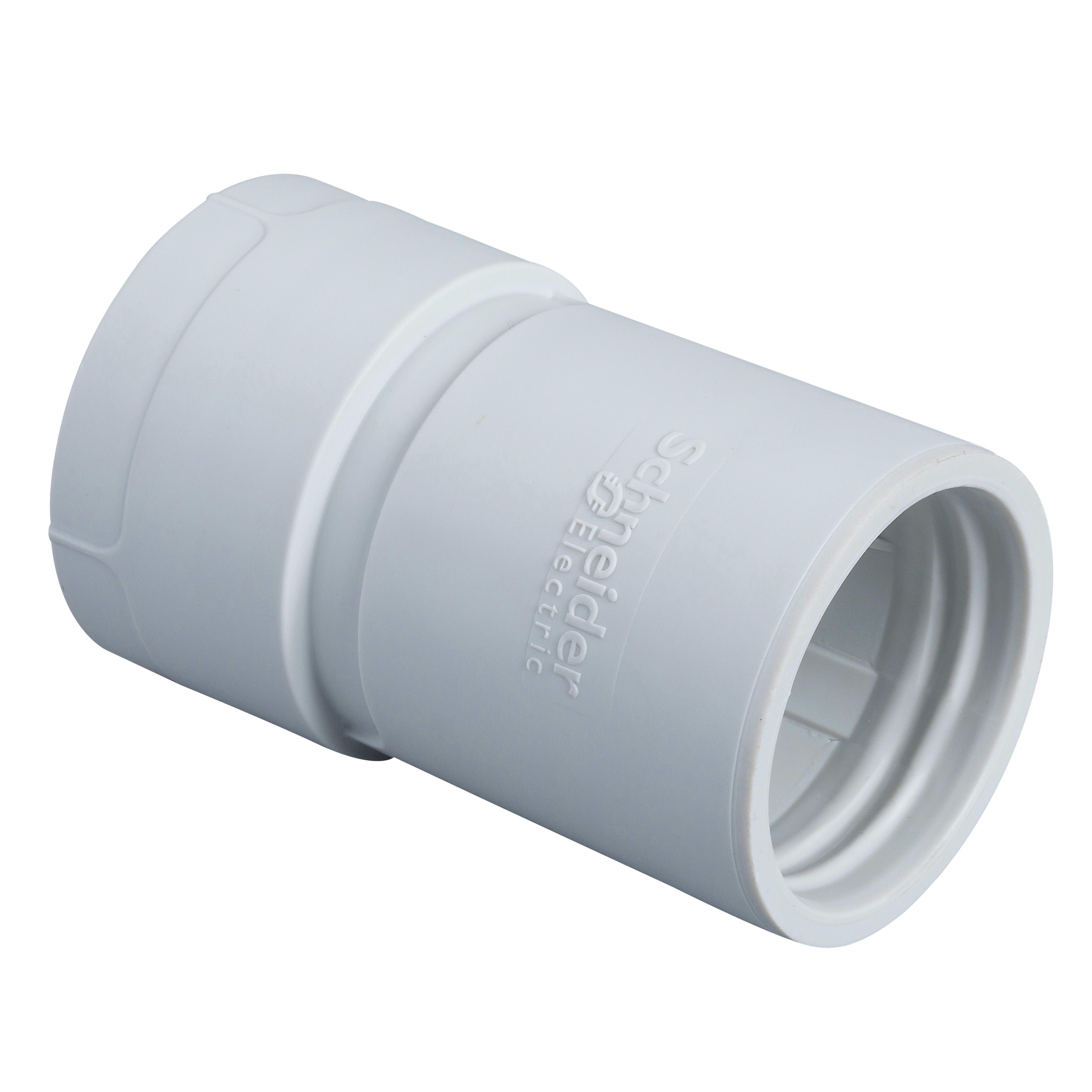 SCHNEIDER ELECTRIC - Raccordo tubo guaina, Mureva Tube & Fix, Tubafroid, RTGE40, IP67, diametro esterno tubi 40mm, diametro interno guaine 40mm  - [prezzo per 100 pz]