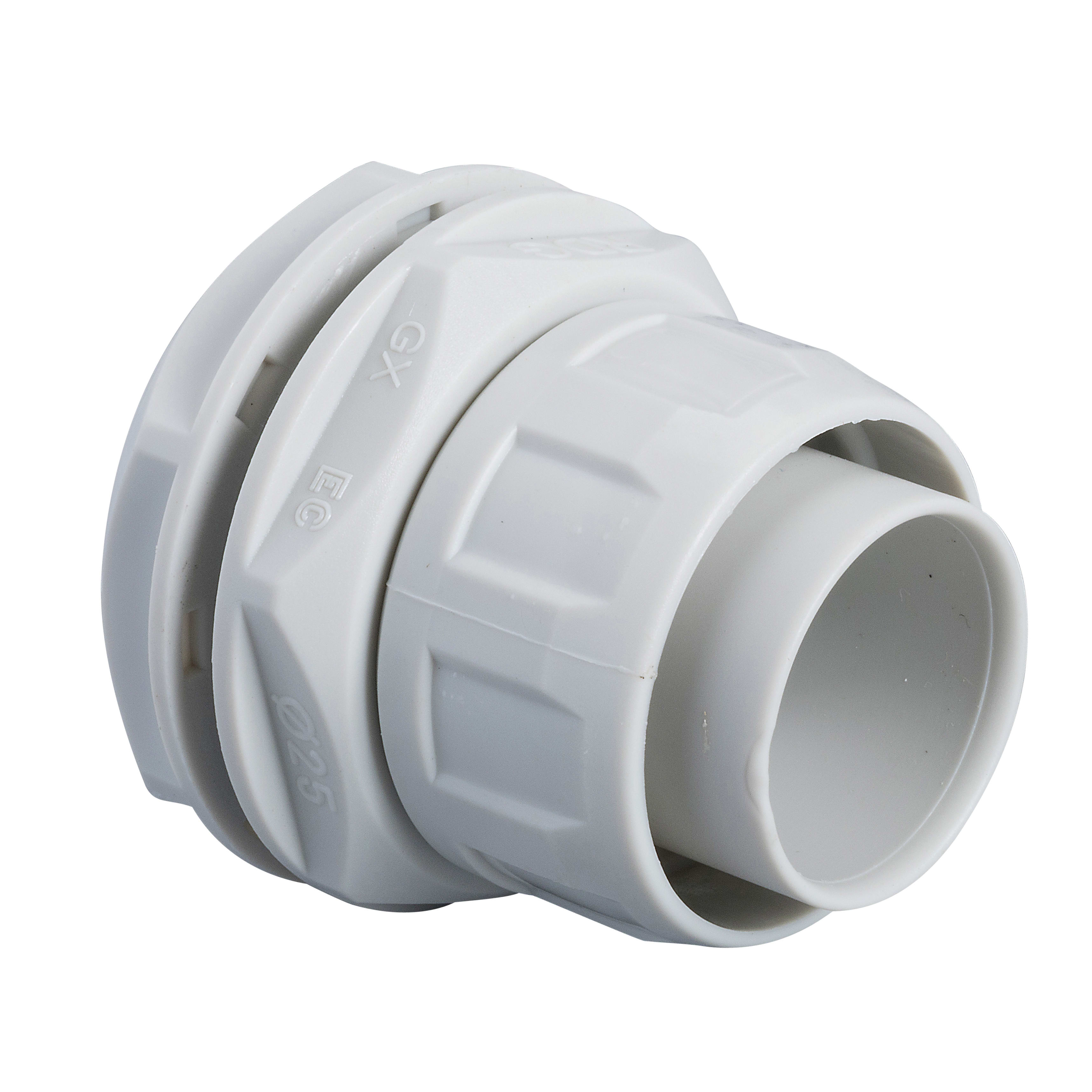 SCHNEIDER ELECTRIC - Raccordo guaina-scatola RGM25 guaina Ø Interruttore 25mm filetto M32x1,5 - [prezzo per 100 pz]