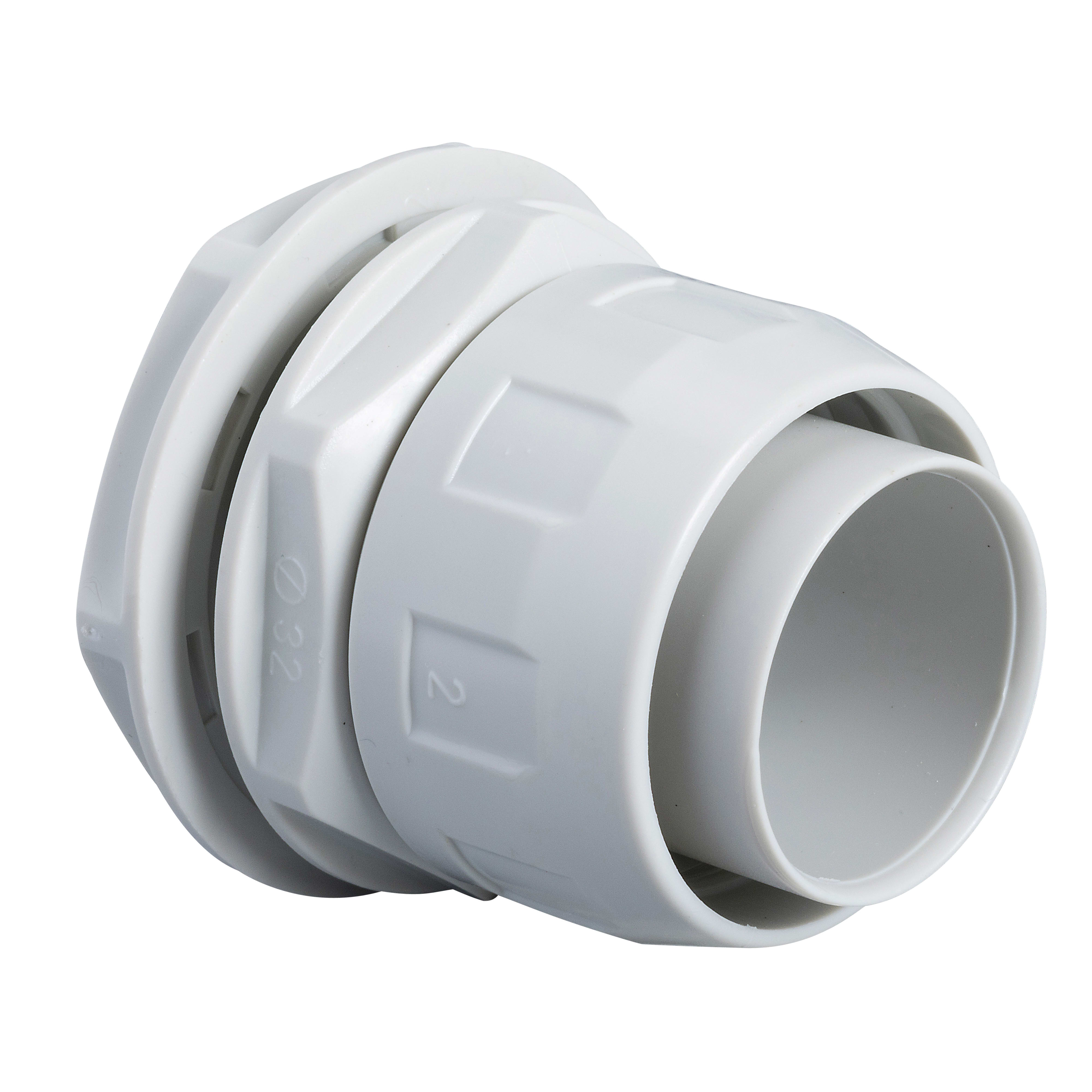 SCHNEIDER ELECTRIC - Raccordo guaina-scatola RGG32 guaina Ø Interruttore 32mm passo GAS 1.1/4" - [prezzo per 100 pz]