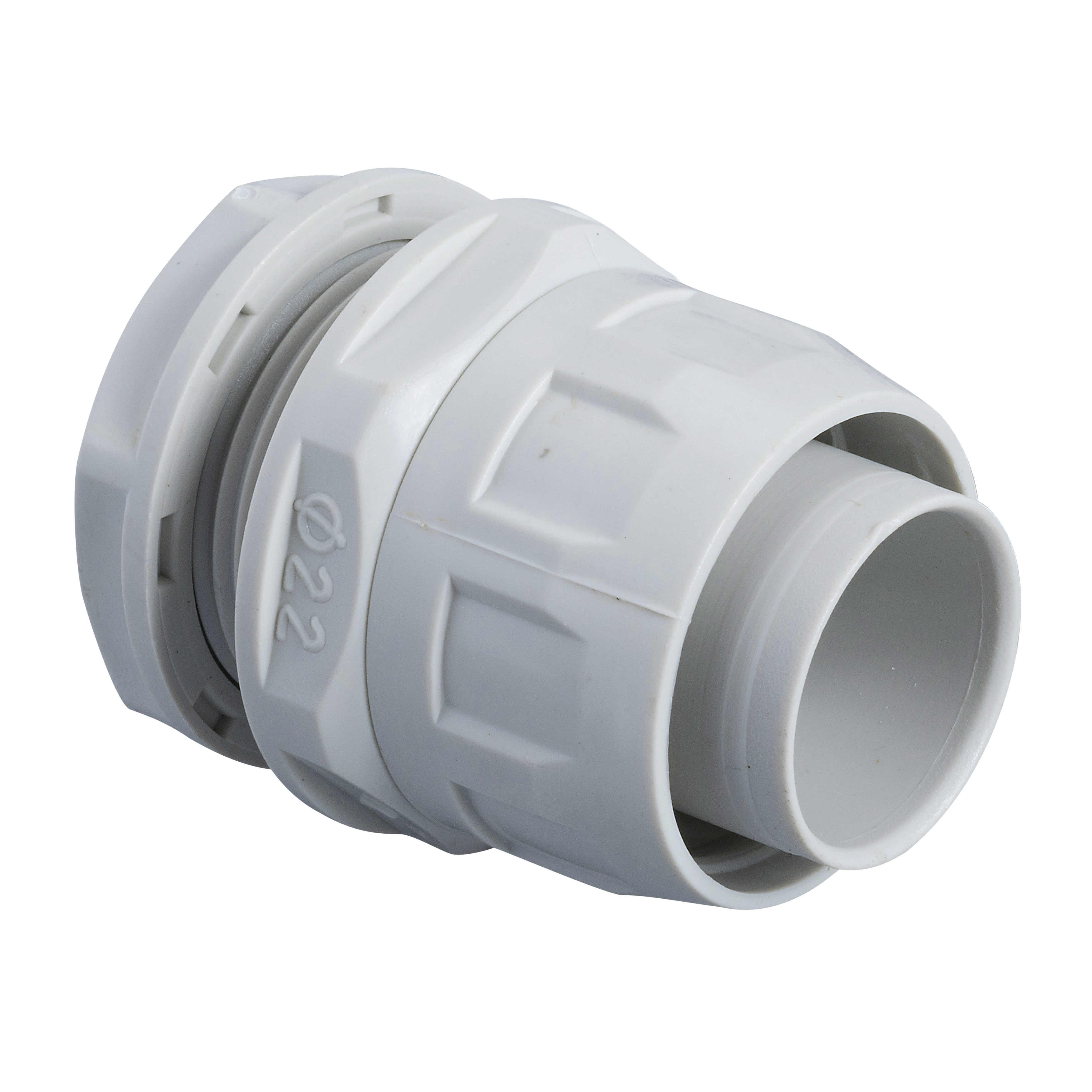 SCHNEIDER ELECTRIC - Raccordo guaina-scatola RGP22 guaina Ø Interruttore 22mm passo PG21 - [prezzo per 100 pz]