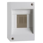 SCHNEIDER ELECTRIC - Centralino parete bianco senza porta Mini Coreos Light IP40 1 fila 4mod SL80764