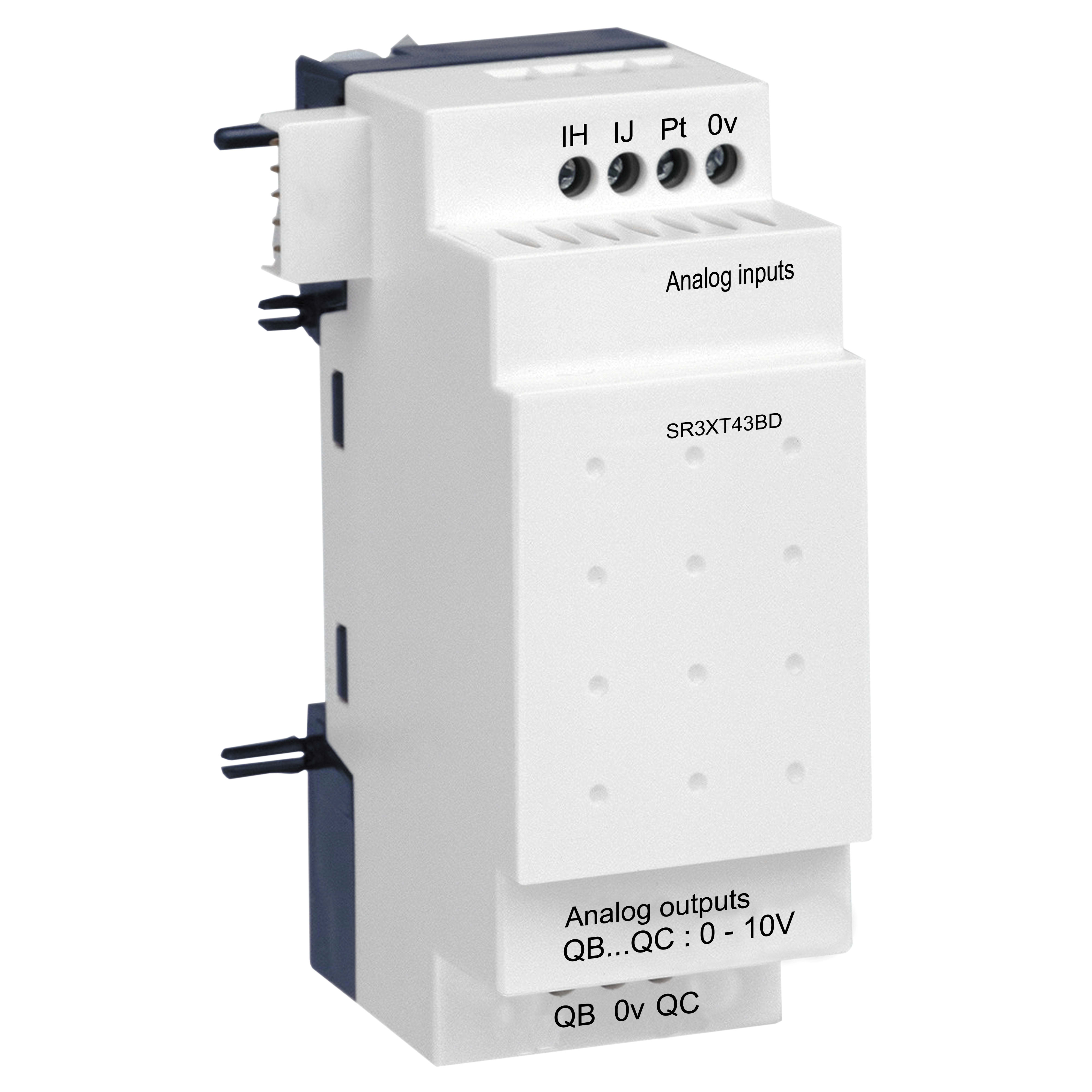SCHNEIDER ELECTRIC - Modulo espansione I/O analogico - 4 I/O - 24 V CC - Per Zelio Logic
