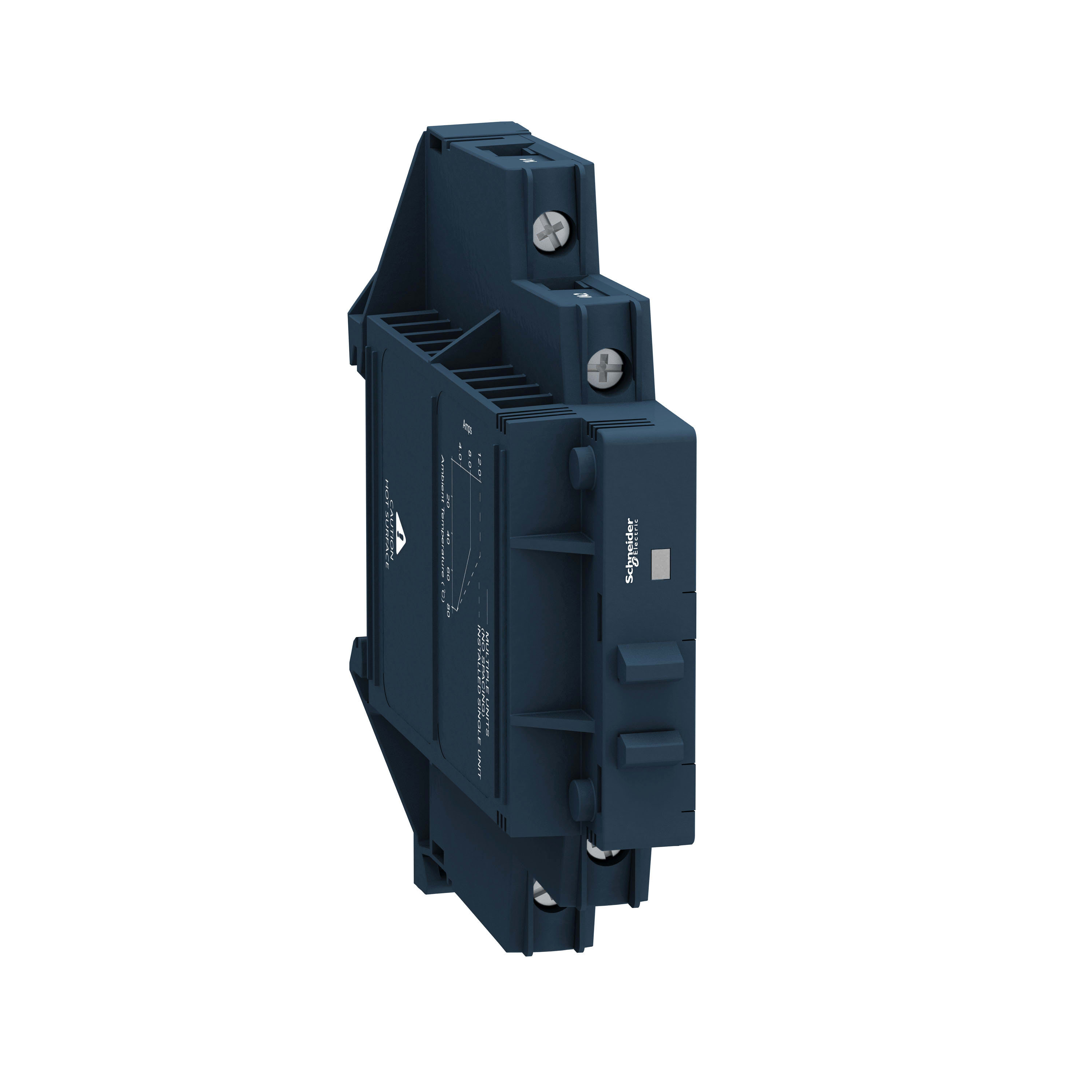 SCHNEIDER ELECTRIC - Relè statico montaggio su guida DIN - ingresso 4-32 VDC, uscita 1-60 VDC, 12 A