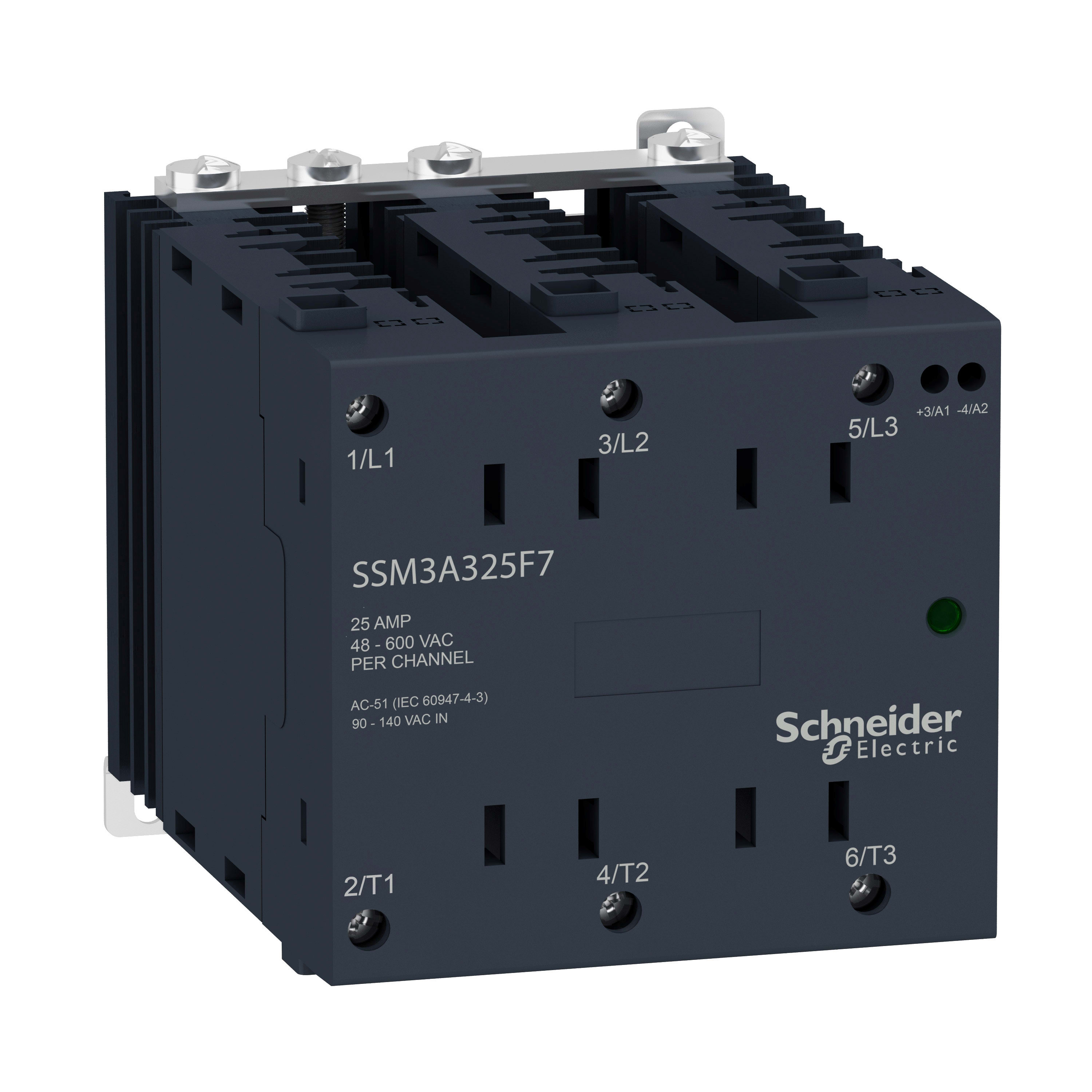 SCHNEIDER ELECTRIC - Rele' statico 25A trifase DIN SSM3A325BDR