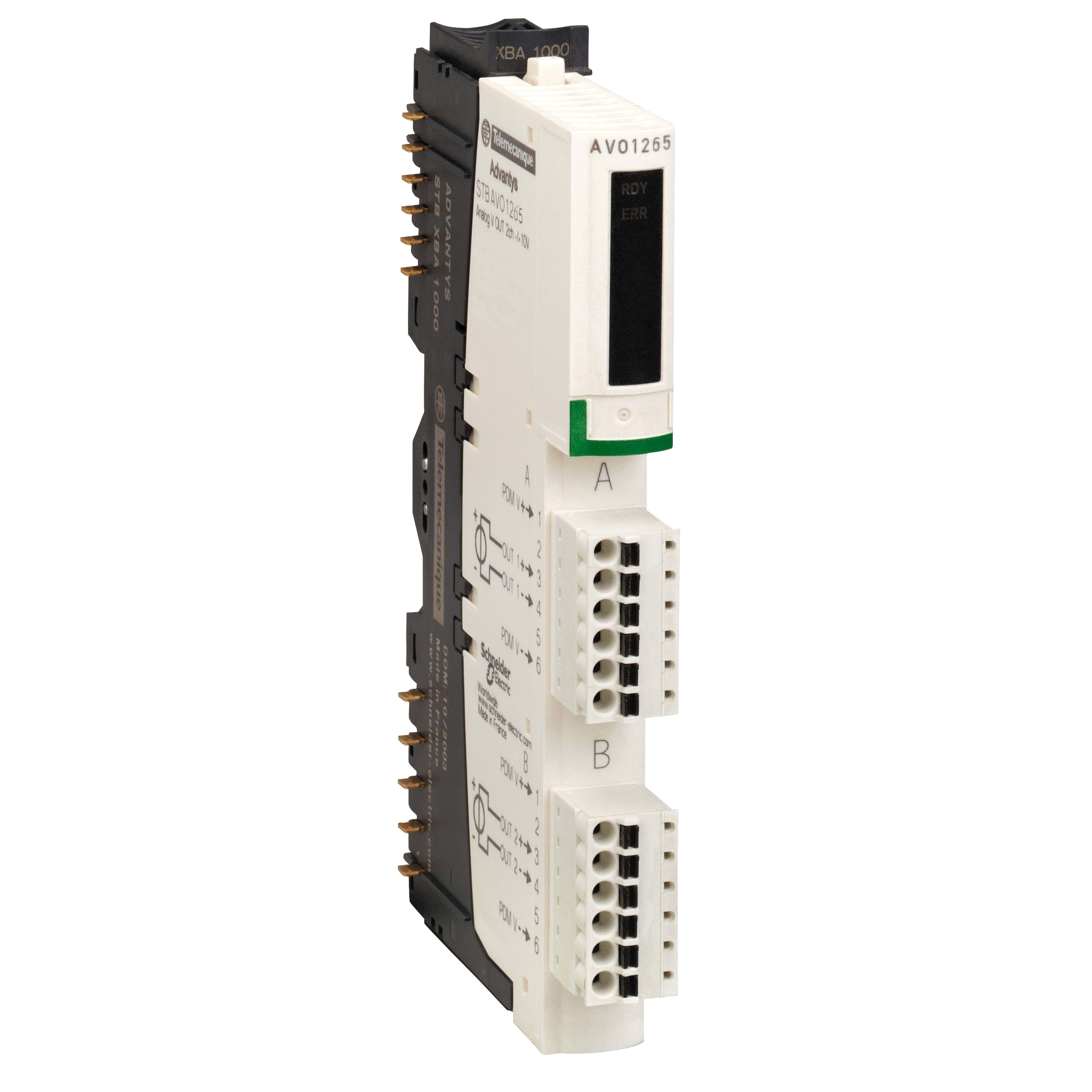 SCHNEIDER ELECTRIC - Kit uscita analogica di base STB - +/- 10 V - 2 O - 9 bit + segno
