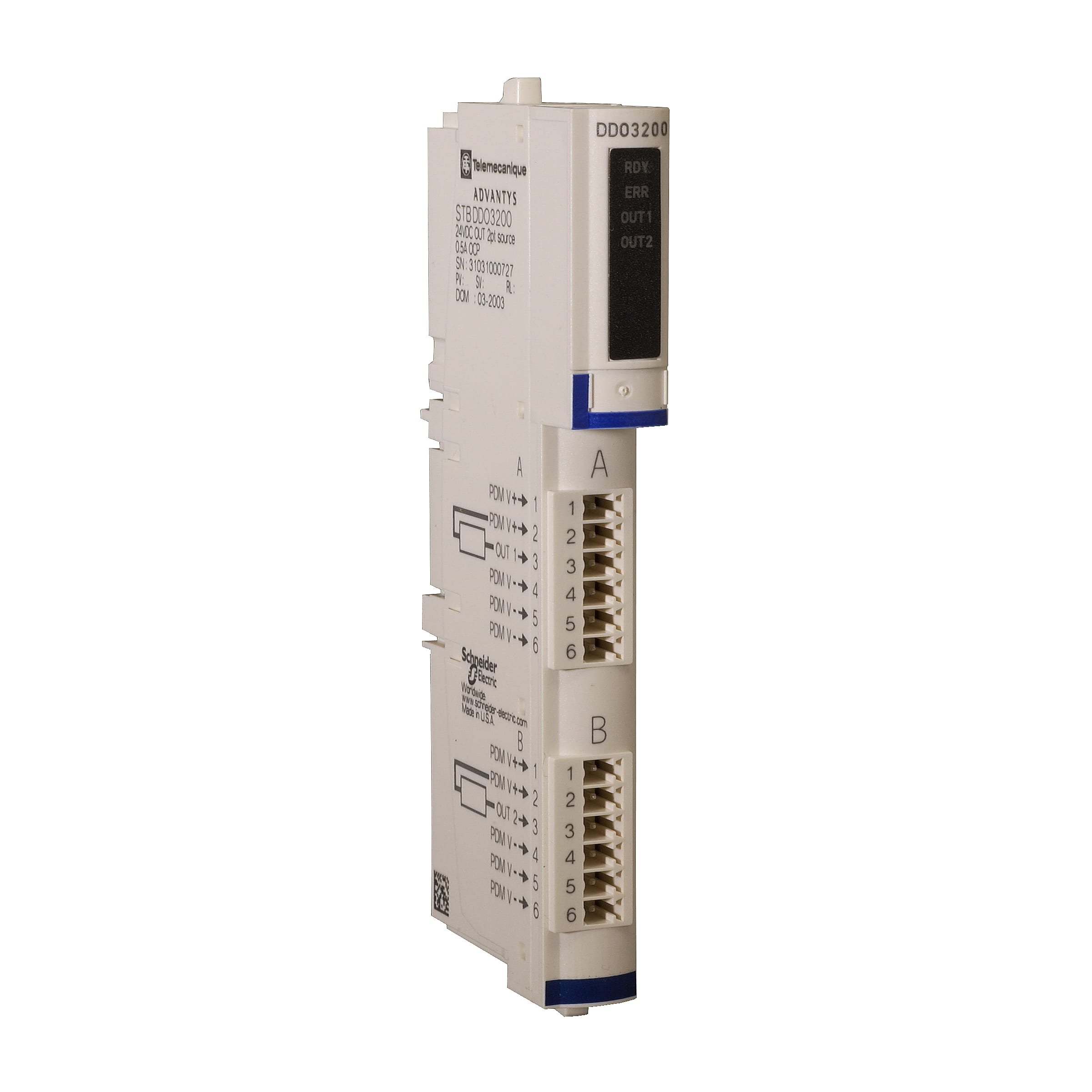 SCHNEIDER ELECTRIC - Kit uscita digitale standard - Advantys STB - 24 V CC - 2 O