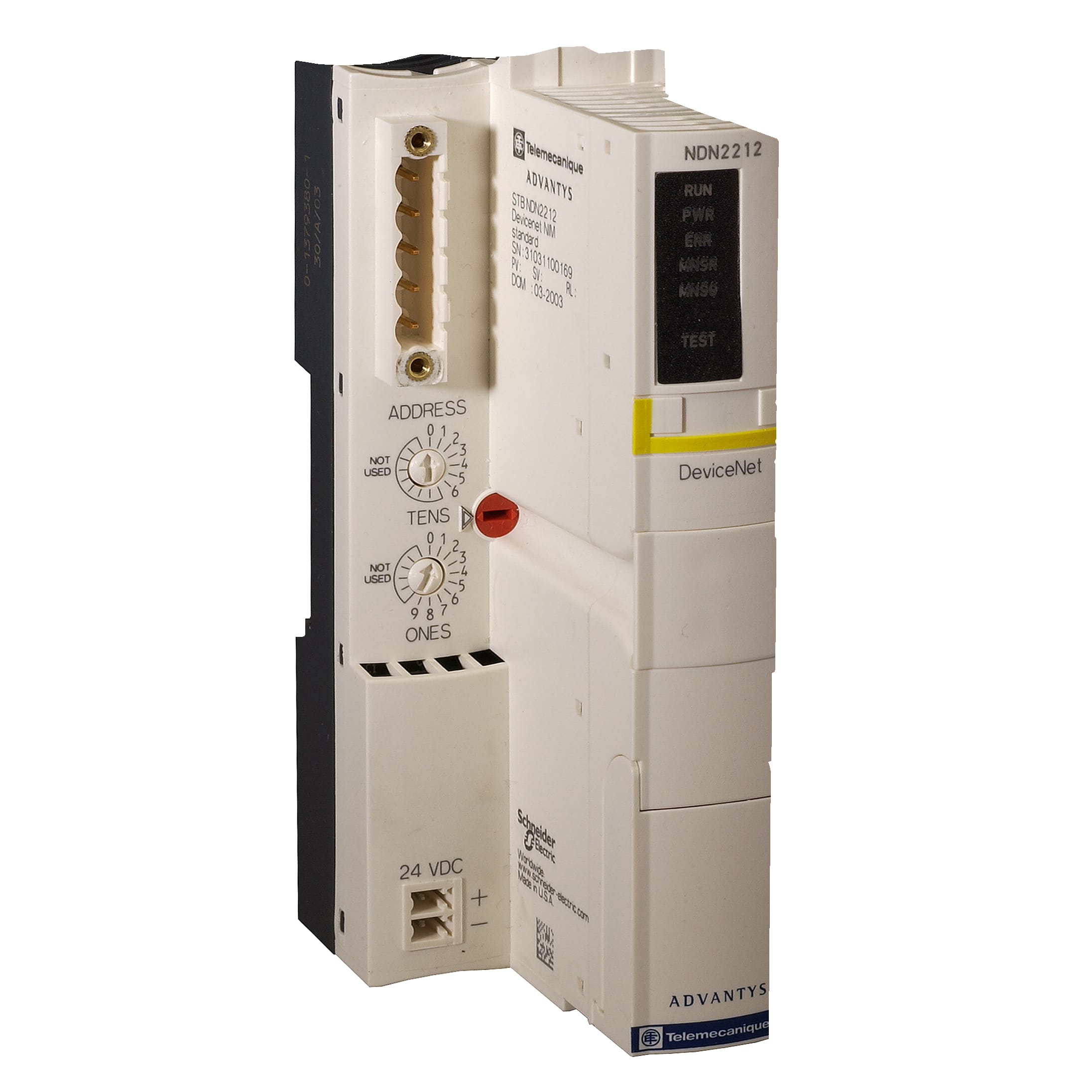 SCHNEIDER ELECTRIC - Modulo interfaccia rete standard STB - DeviceNet - 125..500 kbit/s STBNDN2212