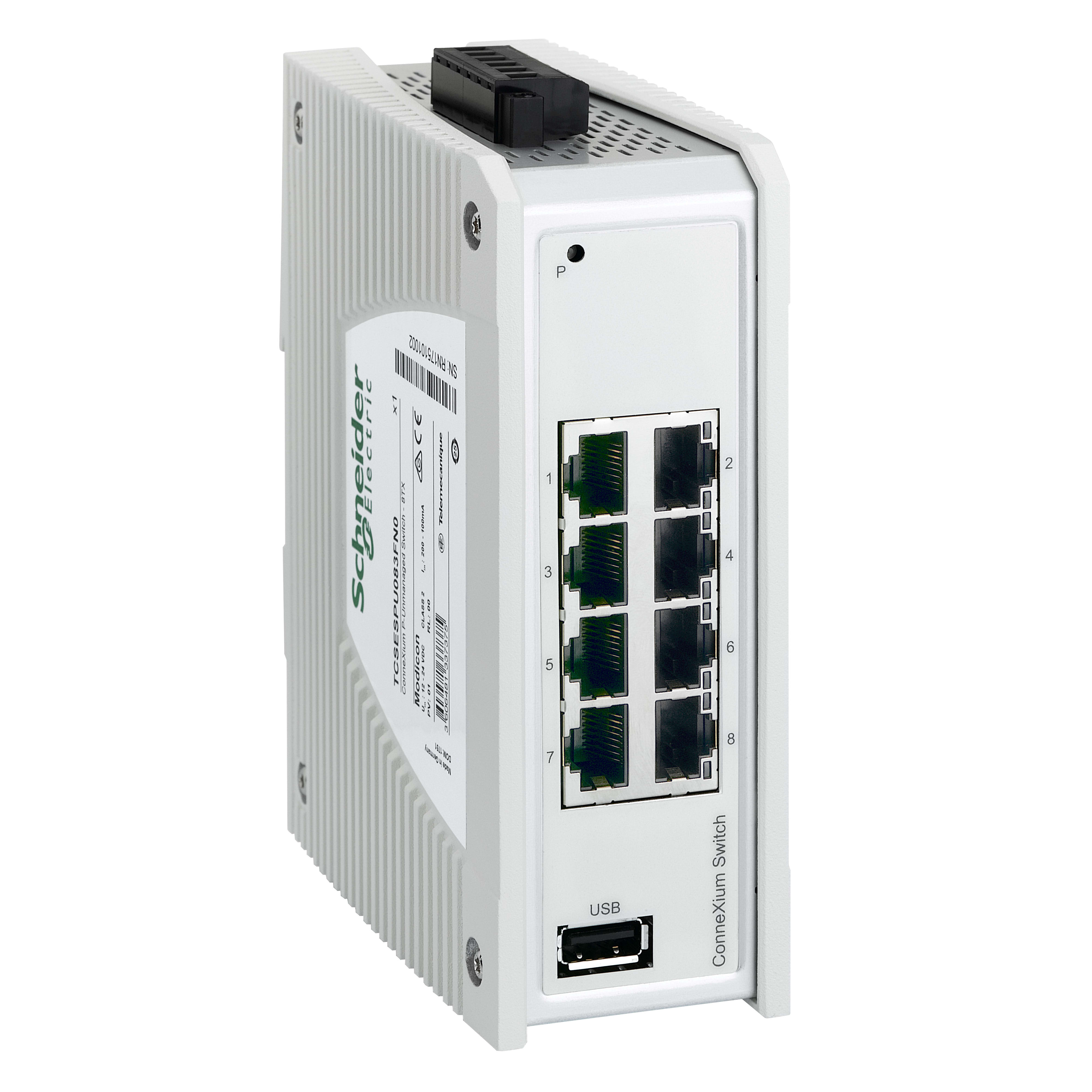 SCHNEIDER ELECTRIC - ConneXium Premium non gestito - 8 porte per rame