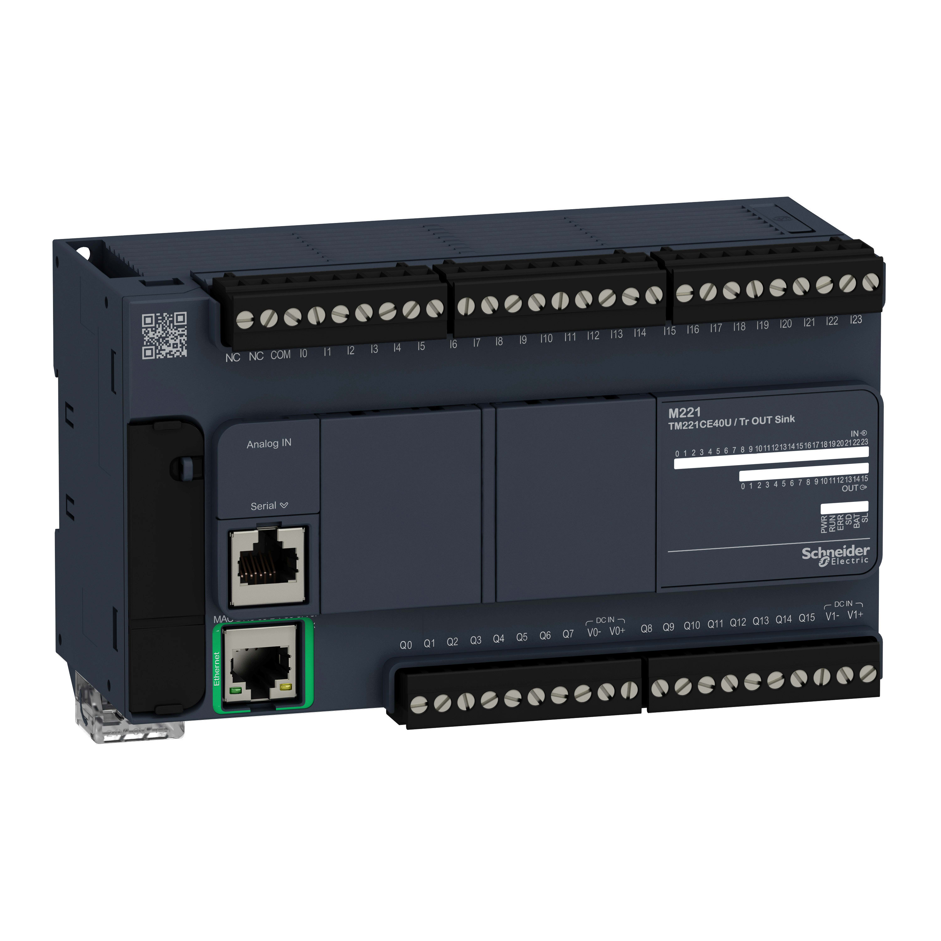 SCHNEIDER ELECTRIC - Controllore M221 40 I/O transistor NPN Ethernet