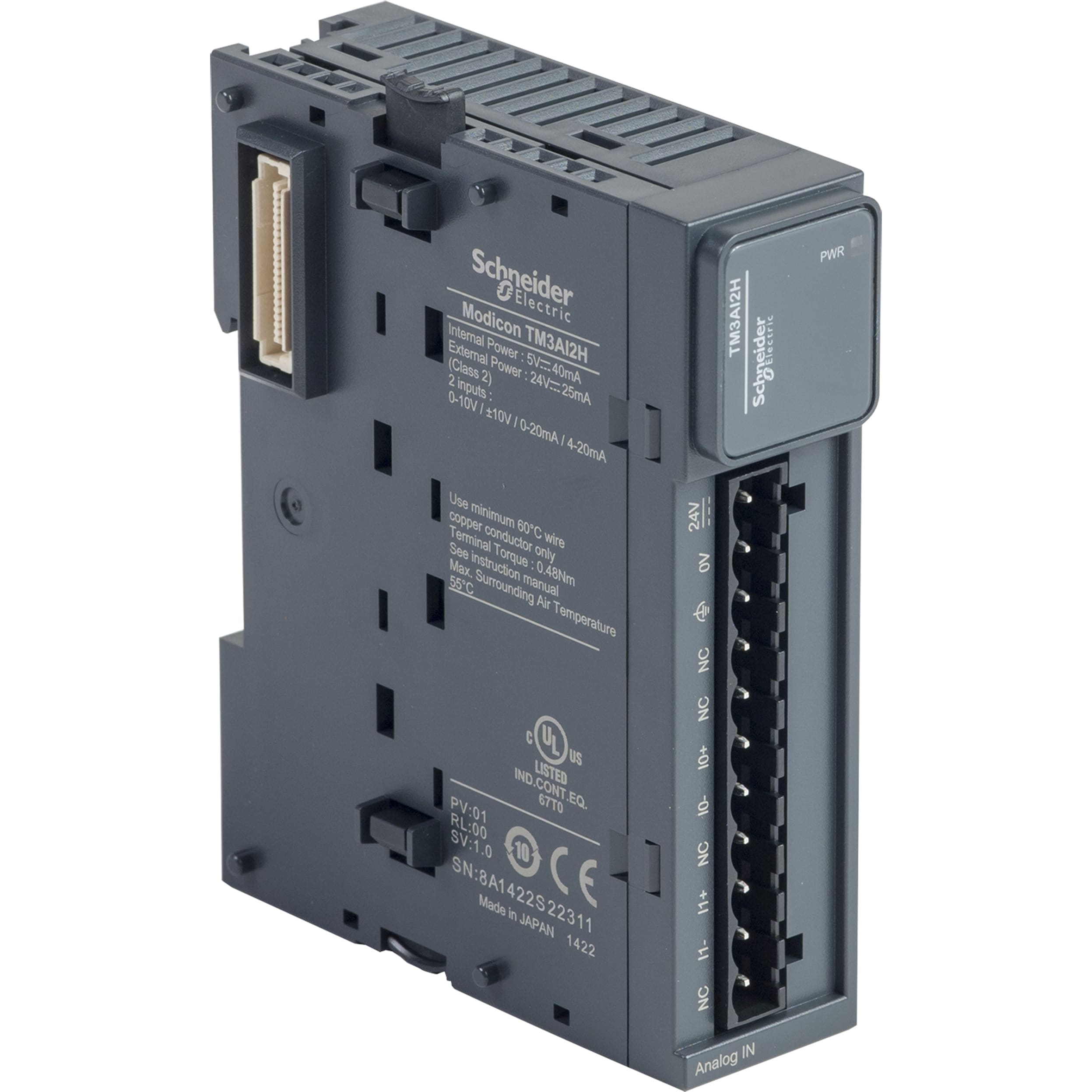 SCHNEIDER ELECTRIC - Modulo TM3 - 2 input analogici alta risoluzione