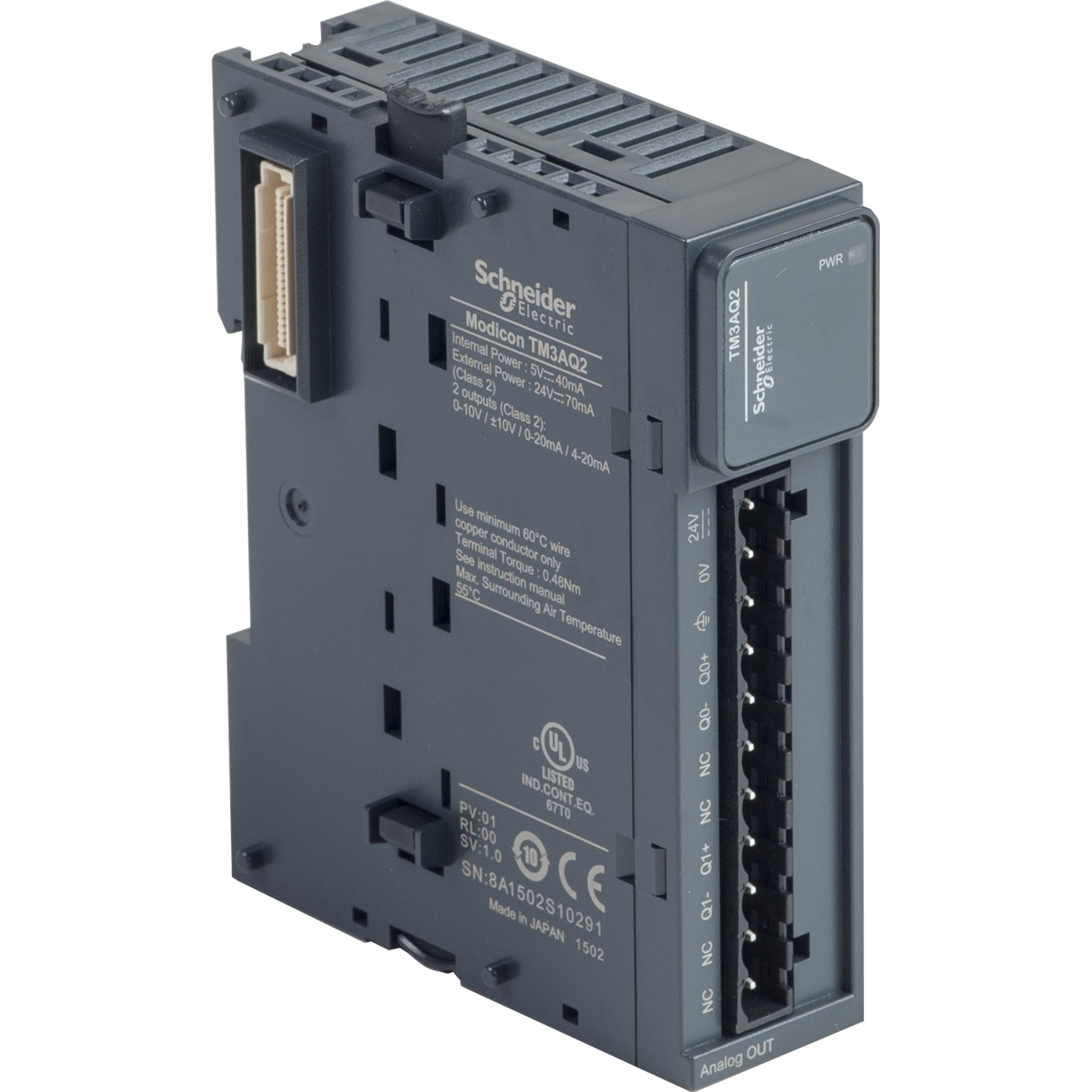 SCHNEIDER ELECTRIC - Modulo TM3 - 2 output analogiche