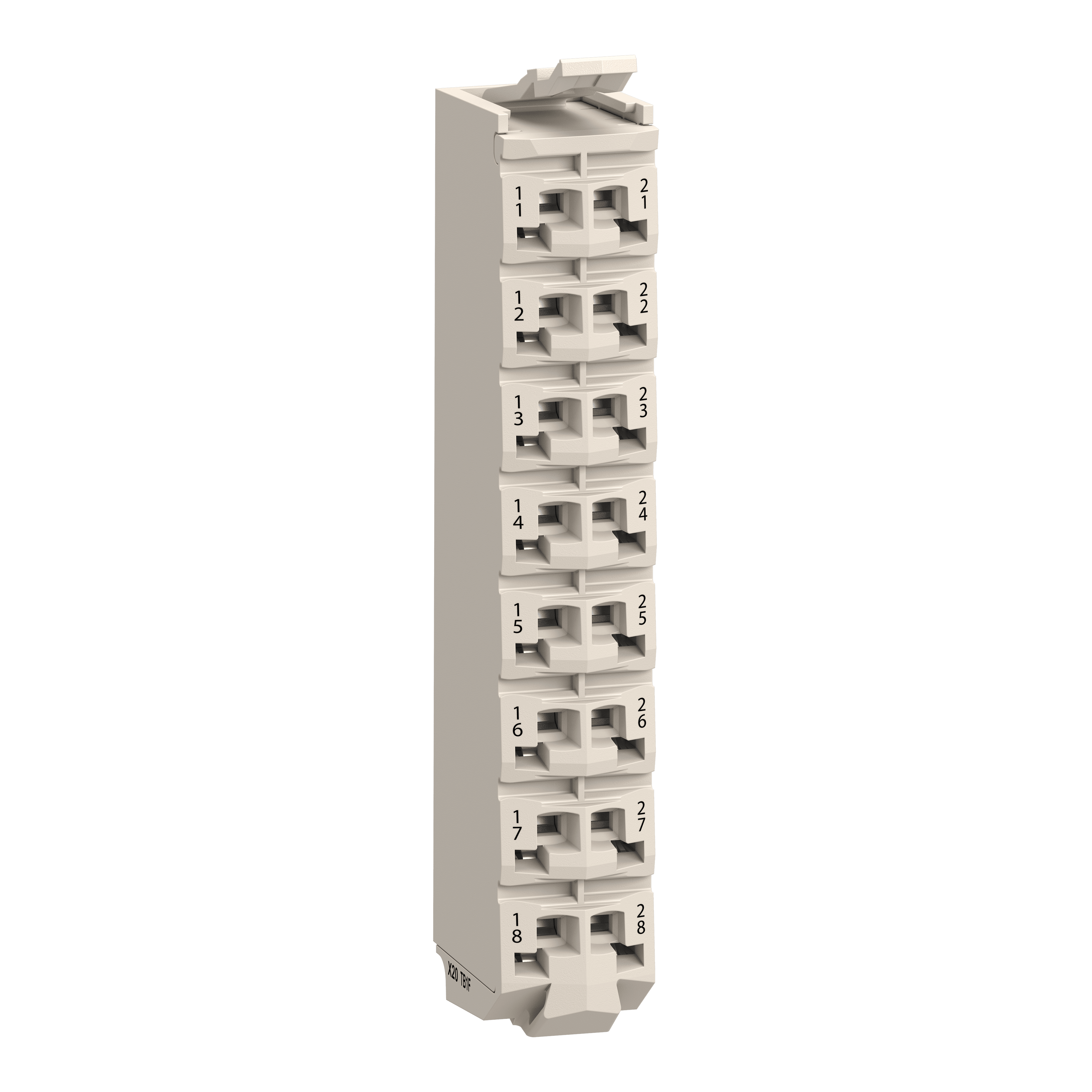 SCHNEIDER ELECTRIC - Morsettiera - 16 contatti - bianco - 1 pz TM5ACTB16