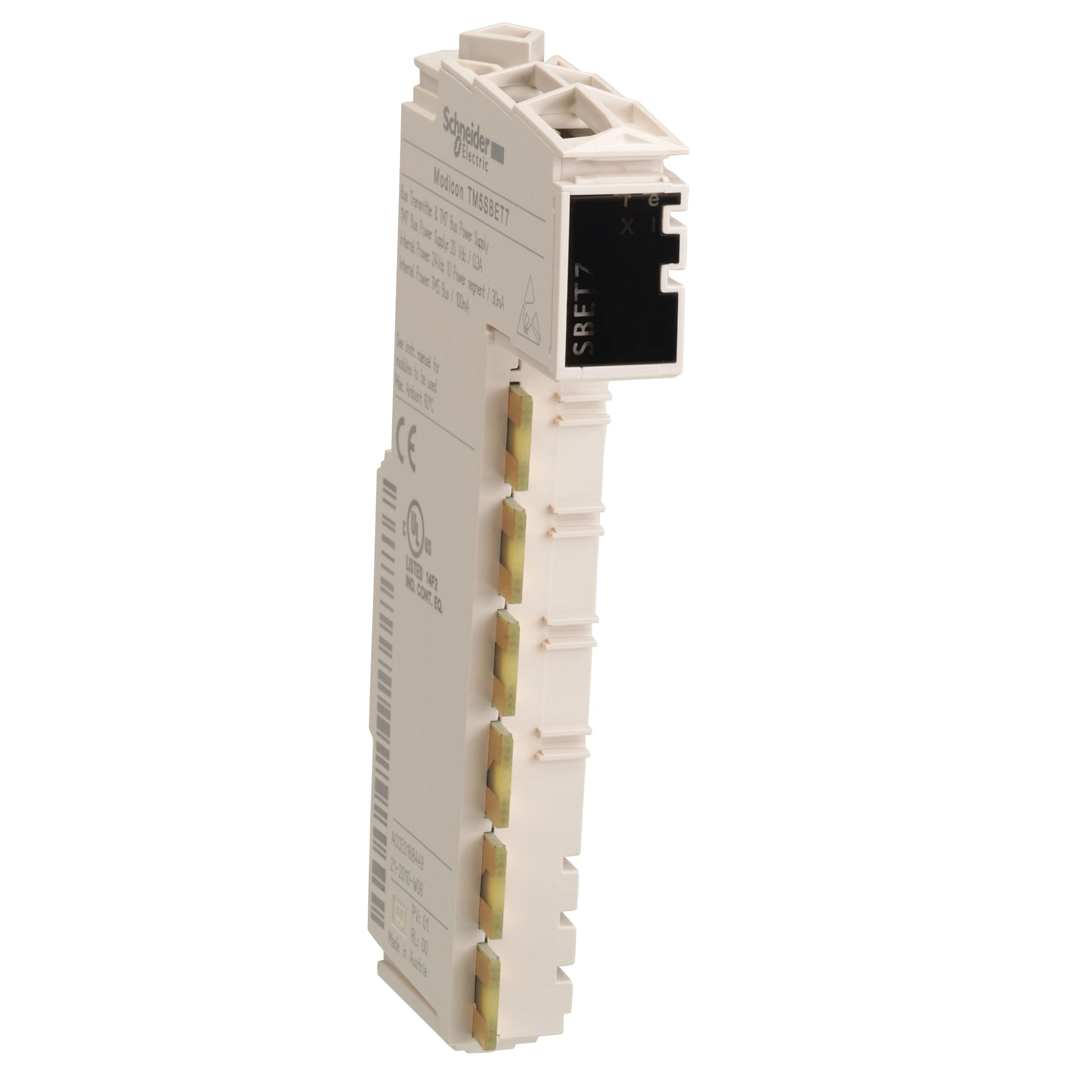 SCHNEIDER ELECTRIC - Modulo trasmettitore remoto - comunicazione tra I/O remoto IP20 e IP67 TM5SBET7