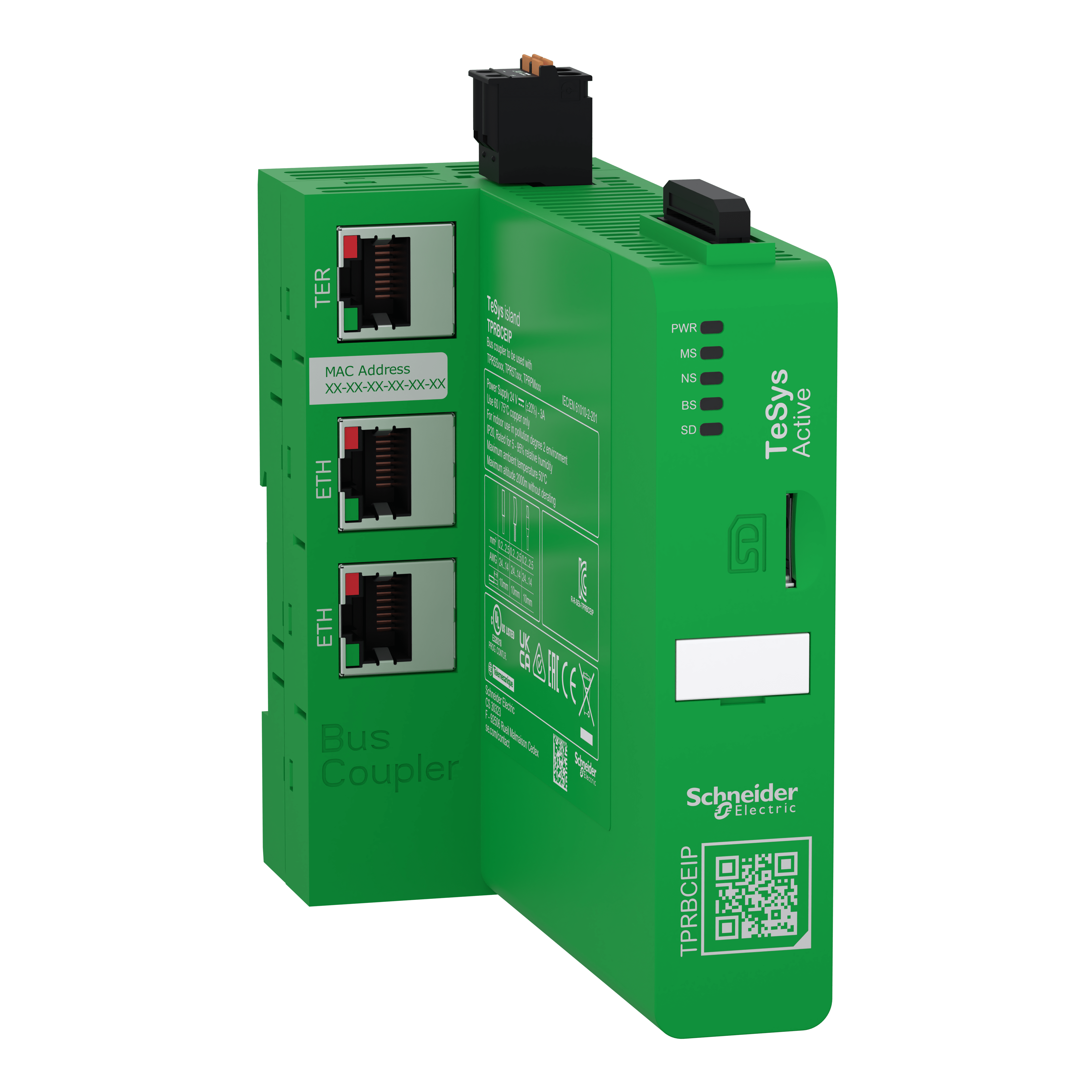 SCHNEIDER ELECTRIC - Accoppiatore Bus, TeSys island, Ethernet switch (Ethernet IP/Modbus TCP)