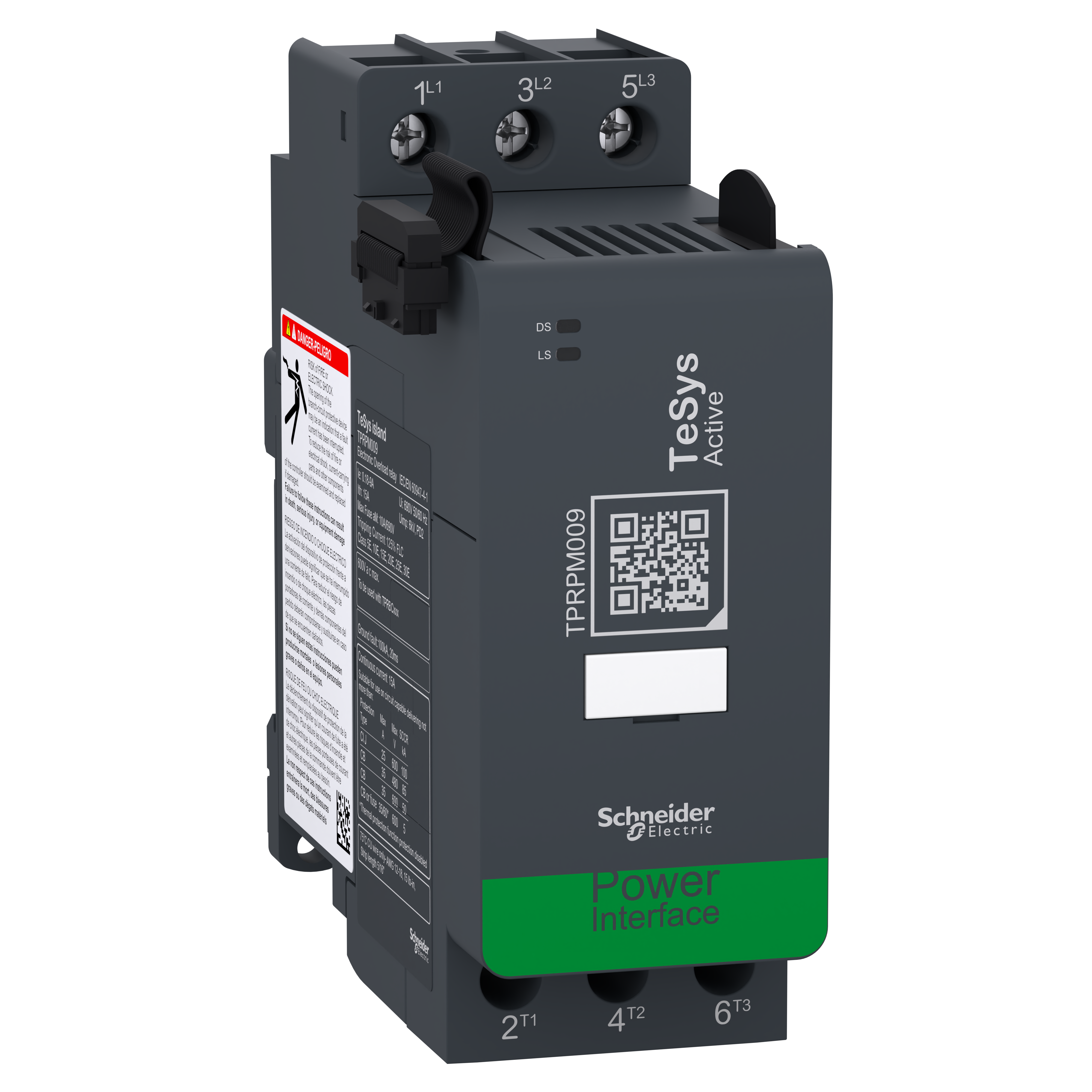 SCHNEIDER ELECTRIC - Modulo interfaccia di potenza, TeSys island, 9 A, 4 kW, 5 hp