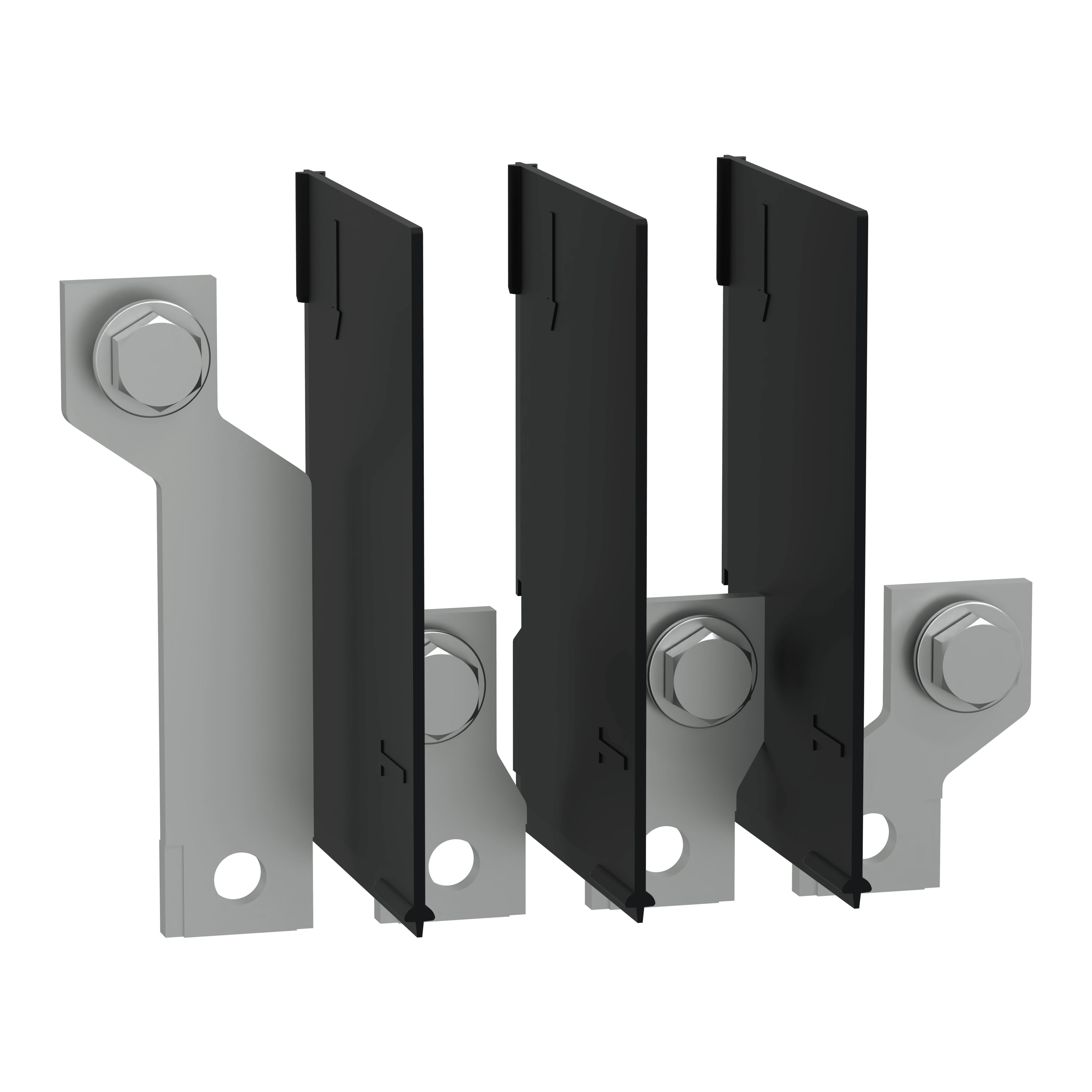 SCHNEIDER ELECTRIC - distanziatori con separatori di fase, TransferPacT, accessori per telaio 250 A, 4P, solo ingressi, set di 4