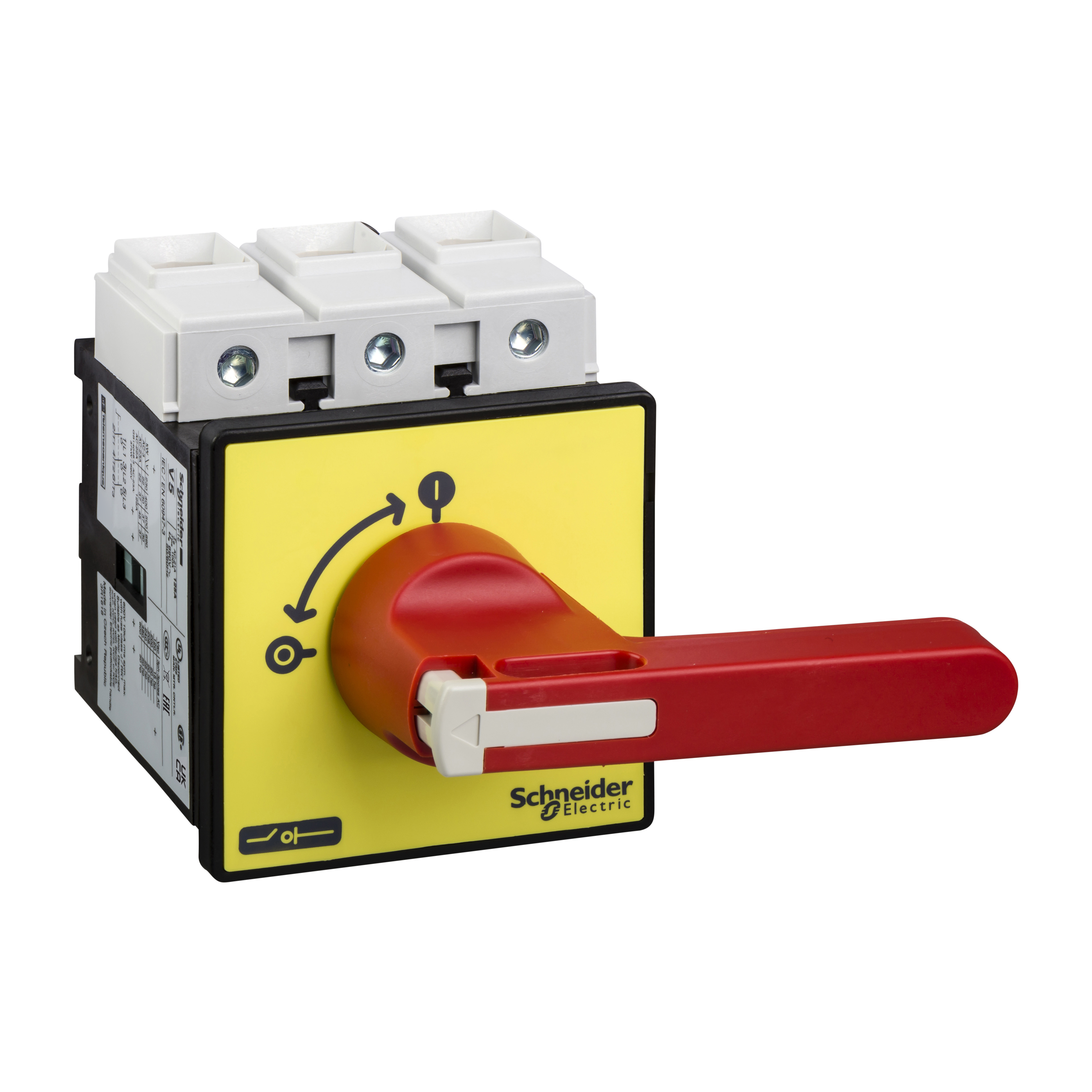 SCHNEIDER ELECTRIC - Interruttore sezionatore di emergenzia Vario, VCF, 3 Poli - 175A manovra rossa lunga lucchettabile