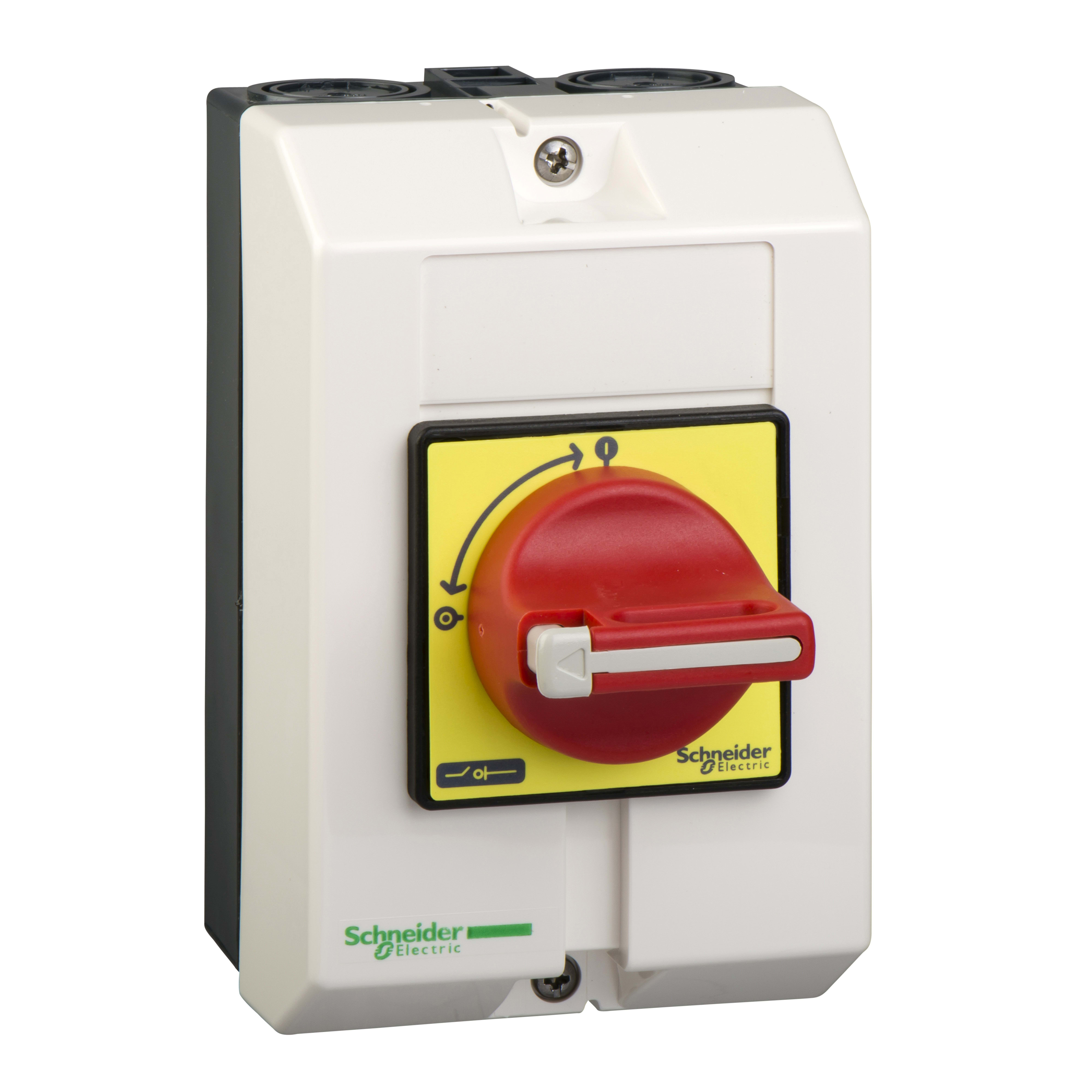 SCHNEIDER ELECTRIC - Cassetta IP65 per TeSys Vario V5, V6 - manovra rossa