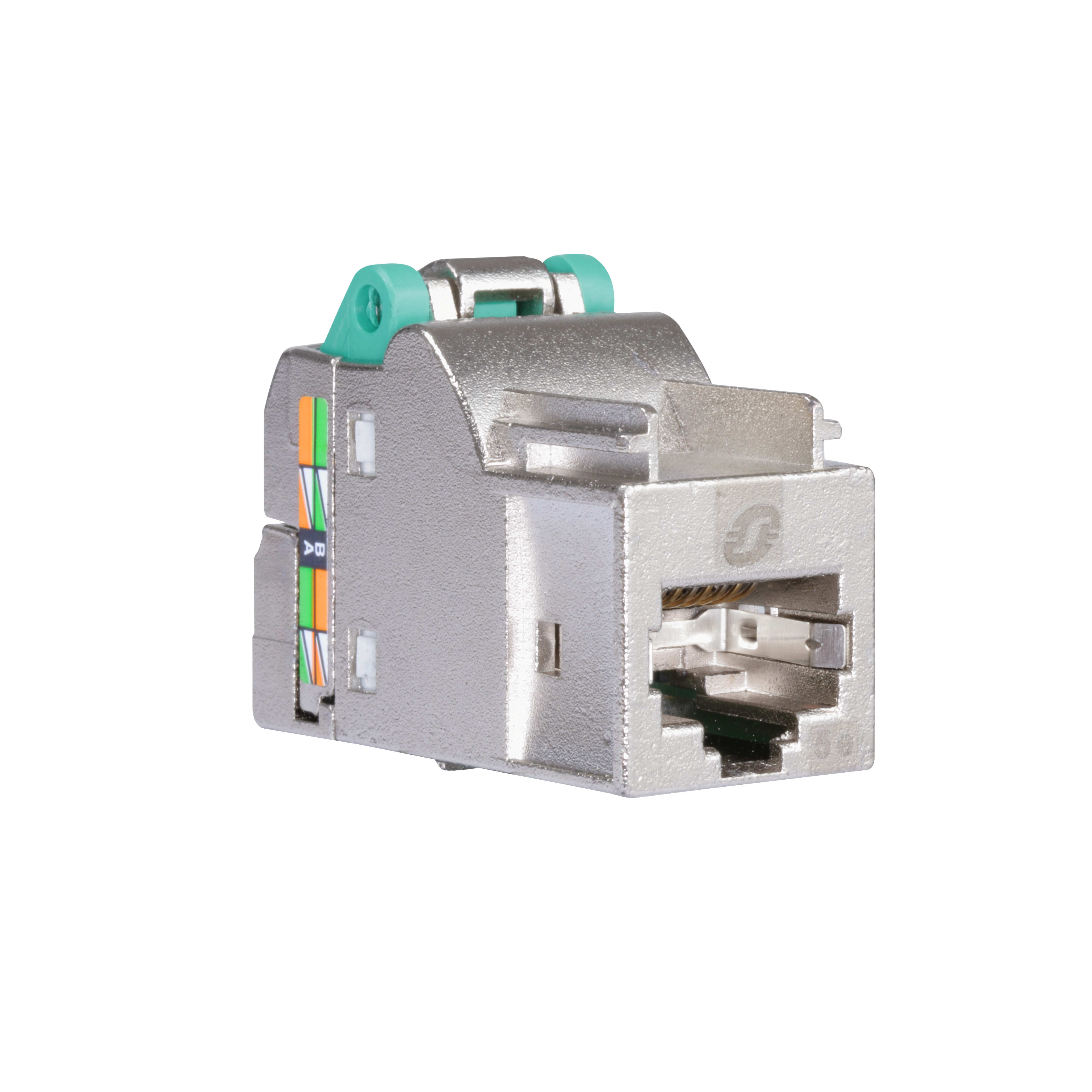 SCHNEIDER ELECTRIC - Connettore RJ45, Actassi RJ45 S-ONE, Cat.5e schermato VDIB17725B12
