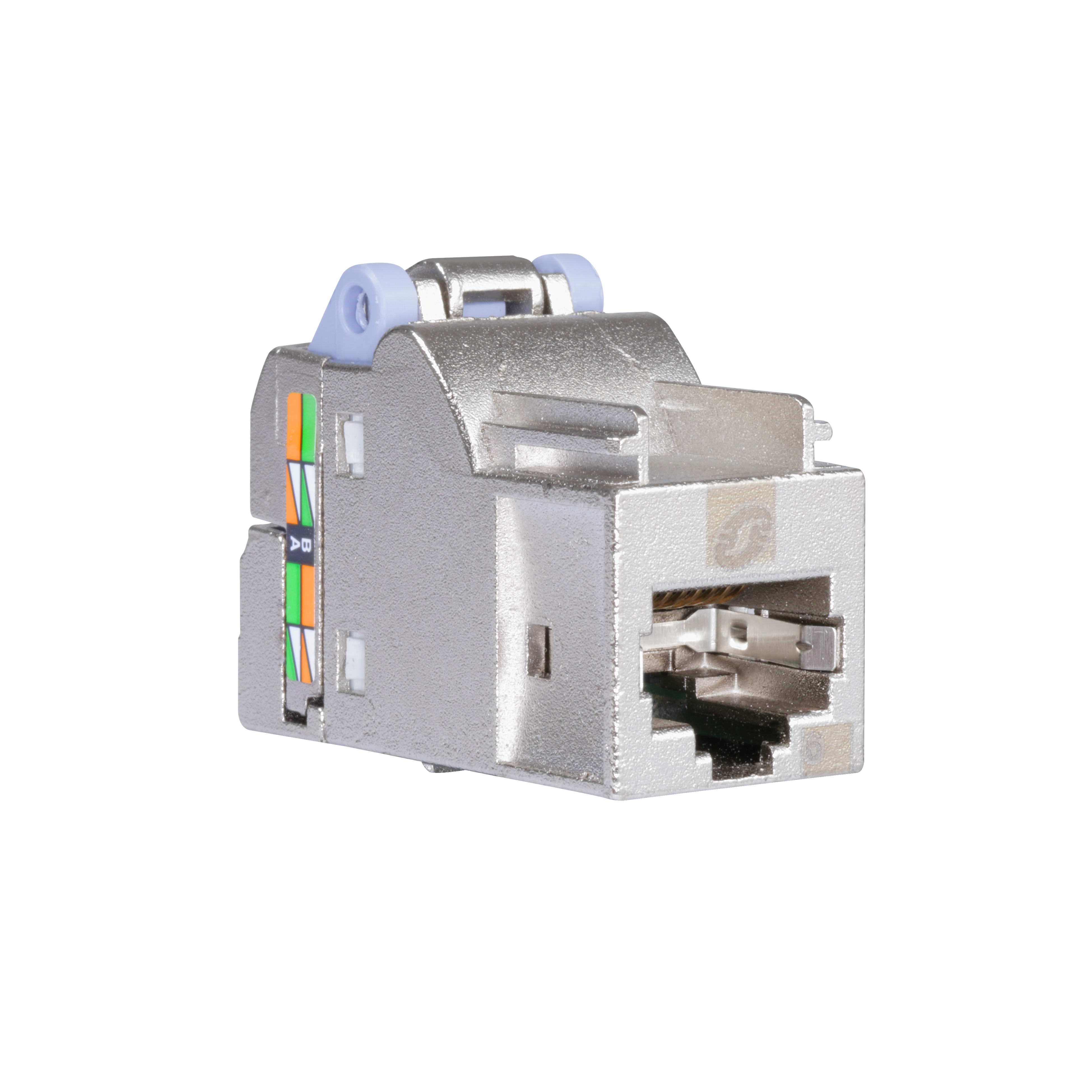 SCHNEIDER ELECTRIC - Connettore RJ45, Actassi, RJ45 S-ONE, Cat.6 schermato VDIB17726B12