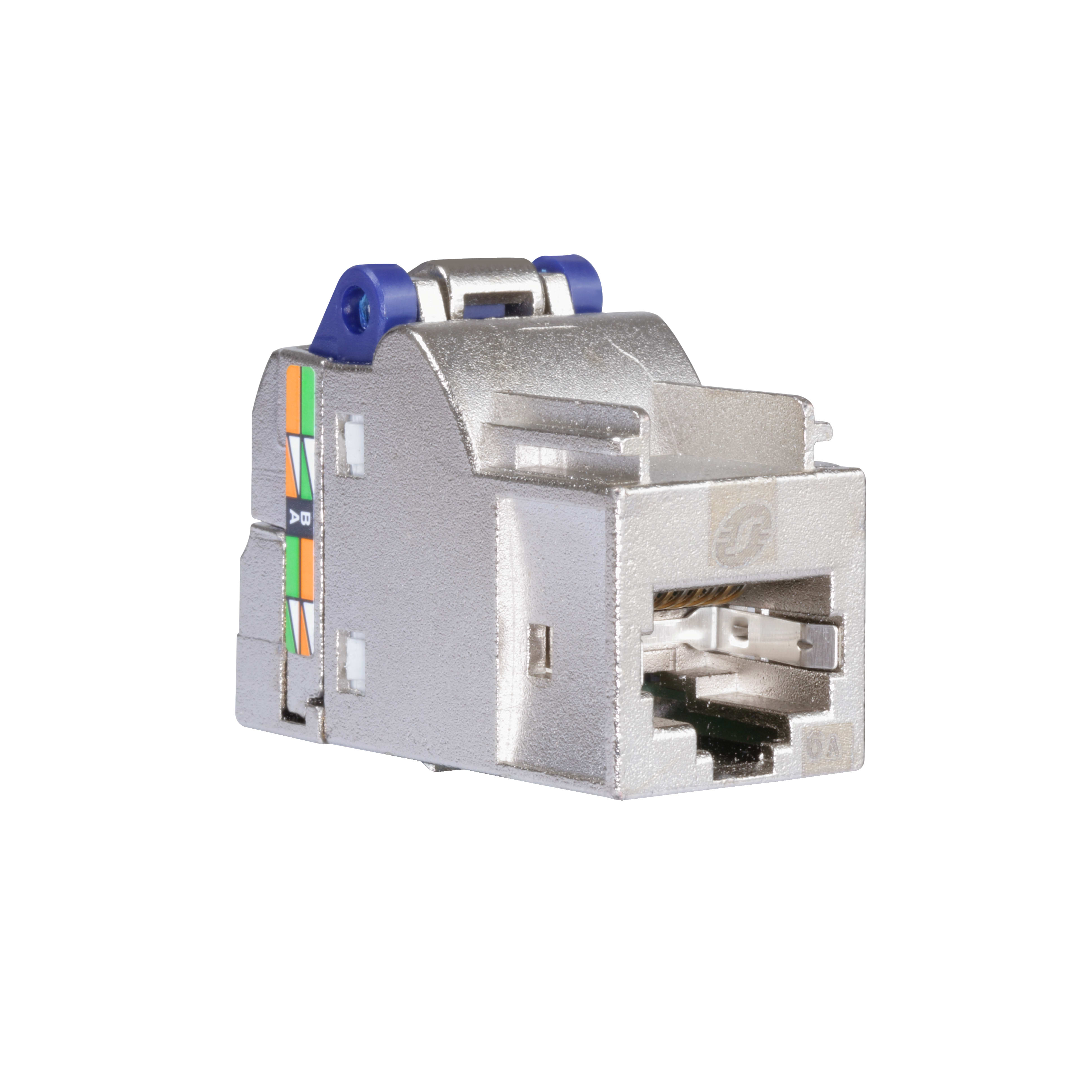 SCHNEIDER ELECTRIC - Connettore RJ45, Actassi, RJ45 S-ONE, Cat.6a schermato VDIB1772XB12