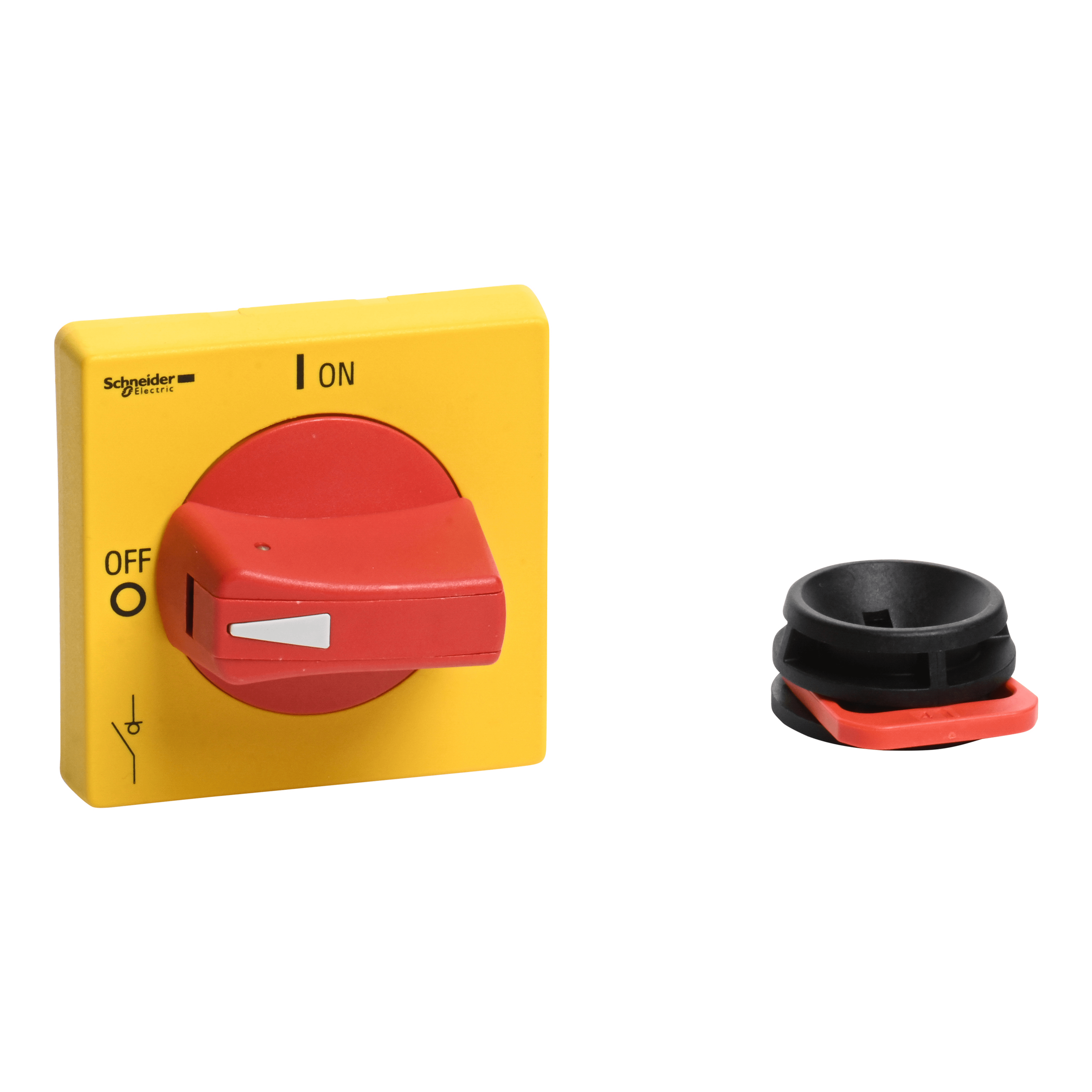 SCHNEIDER ELECTRIC - TeSys VLS - rot. handle - holefixing - red - shaft 5 mm - 65x65 mm