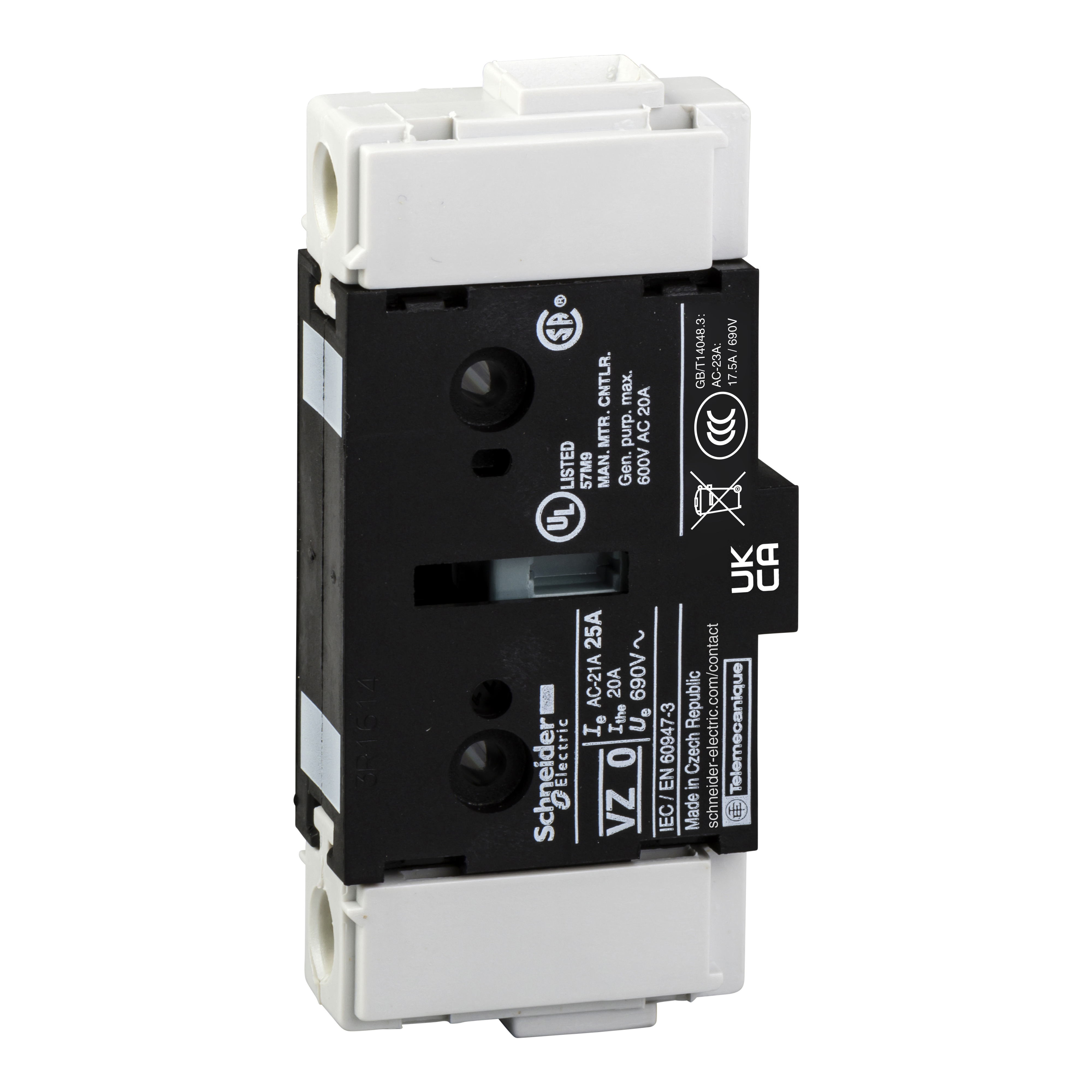 SCHNEIDER ELECTRIC - Polo principale aggiuntivo 12 A per TeSys Vario V02