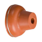 SCHNEIDER ELECTRIC - Testa pulsante, Harmony XAC, plastica, bianca, con cappuccio, 16 mm