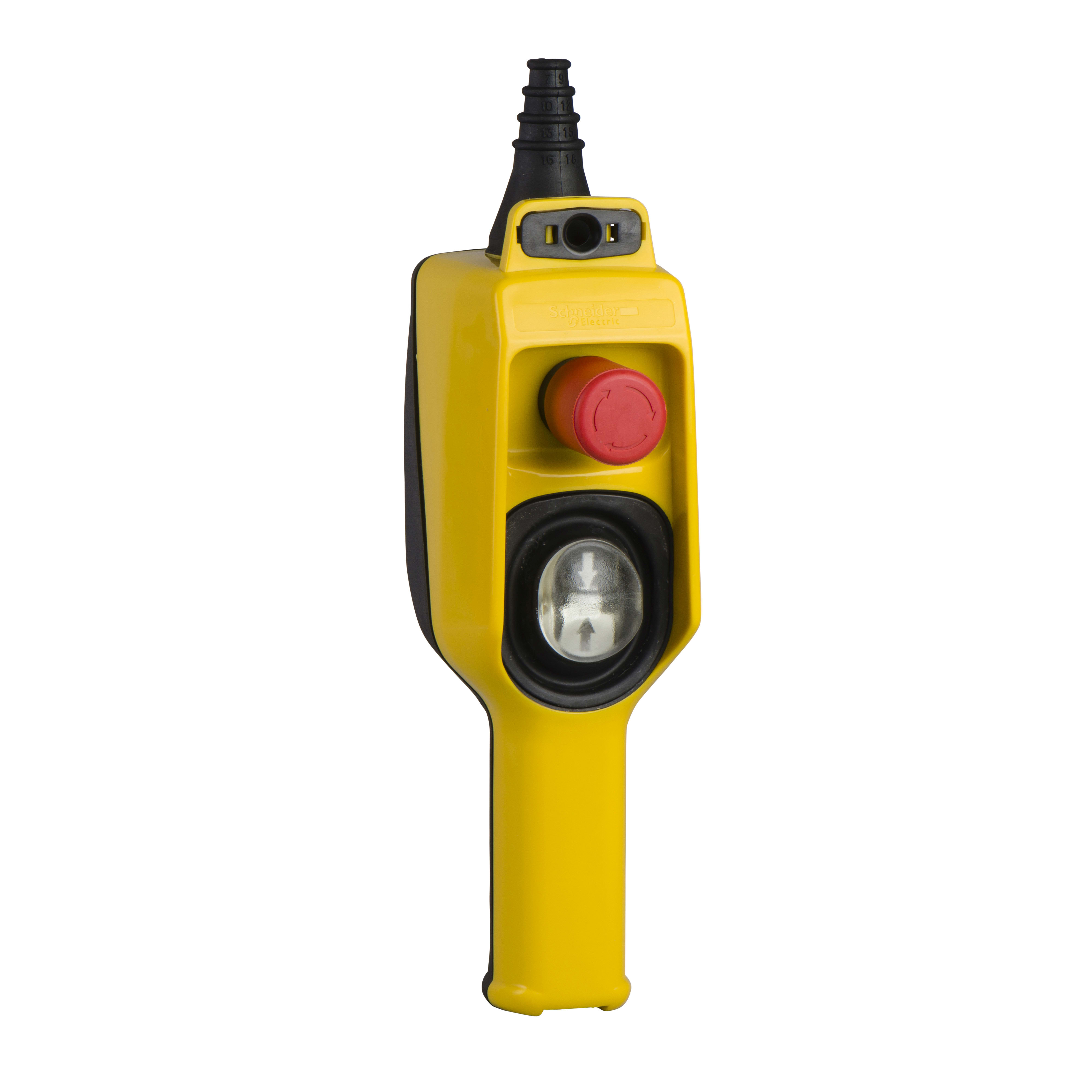 SCHNEIDER ELECTRIC - Pulsantiera pensile completa XAC-D 1 pulsante arresto di emergenza