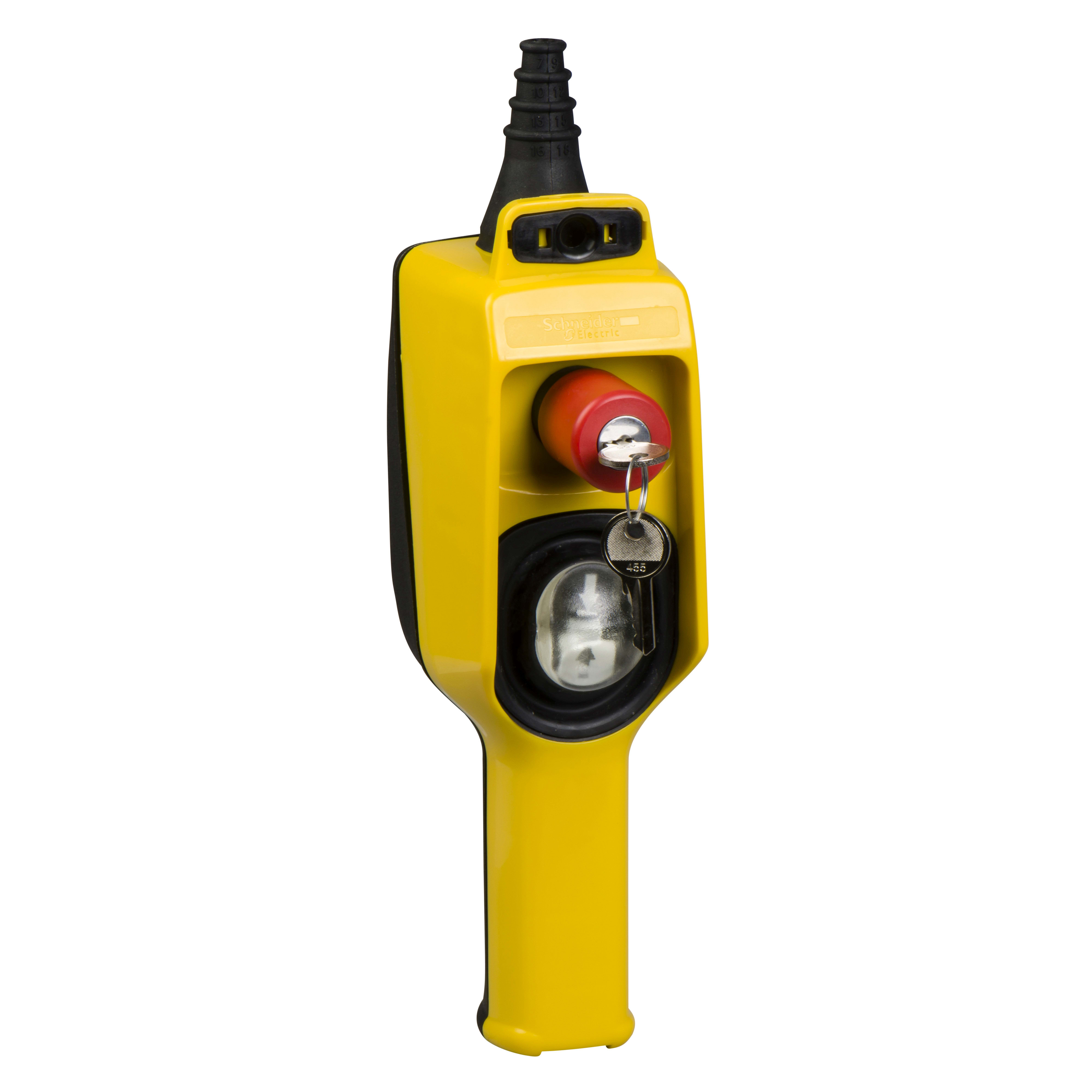 SCHNEIDER ELECTRIC - Pulsantiera pensile completa XAC-D 1 pulsante arresto di emergenza