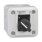 SCHNEIDER ELECTRIC - Pulsantiera, Harmony XALE, selettore, per XB7 22mm, 2 posizioni, plastica, grigio,con marcatura bianca O-I, 1NO + 1NC