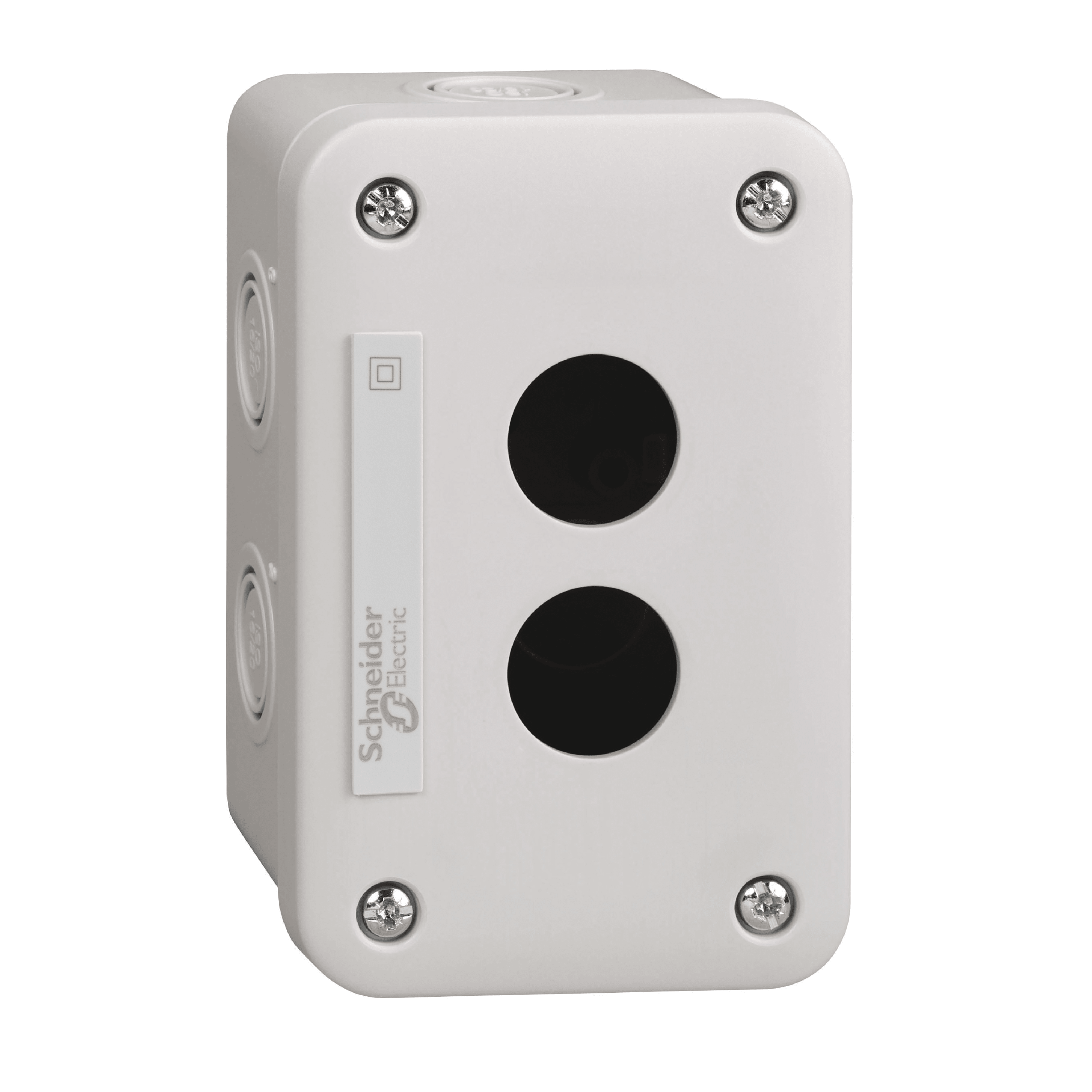 SCHNEIDER ELECTRIC - Pulsantiera vuota XAL-E - grigio chiaro - 2 fori - IP54 - PER XB7 Ø22 MM