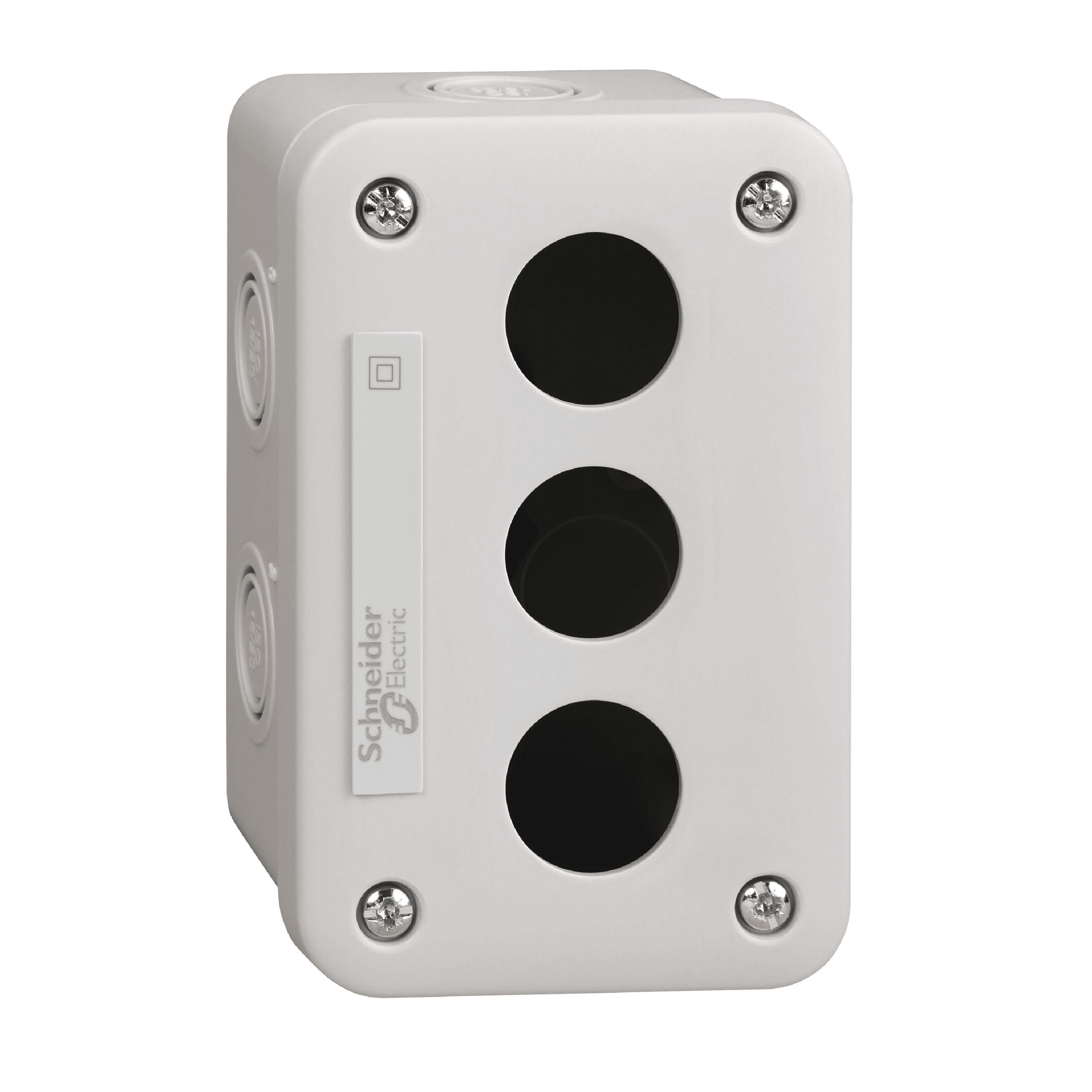 SCHNEIDER ELECTRIC - Pulsantiera vuota XAL-E - grigio chiaro - 3 fori - IP54 - PER XB7 Ø22 MM