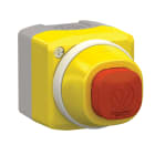 SCHNEIDER ELECTRIC - Pulsantiera Arresto di Emergenza luminosa 24V 2 colori rosso e bianco 1NO+2NC