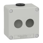 SCHNEIDER ELECTRIC - Pulsantiera in metallo grigia M20 2 fori 22MM 80X80X51,5 UL CSA
