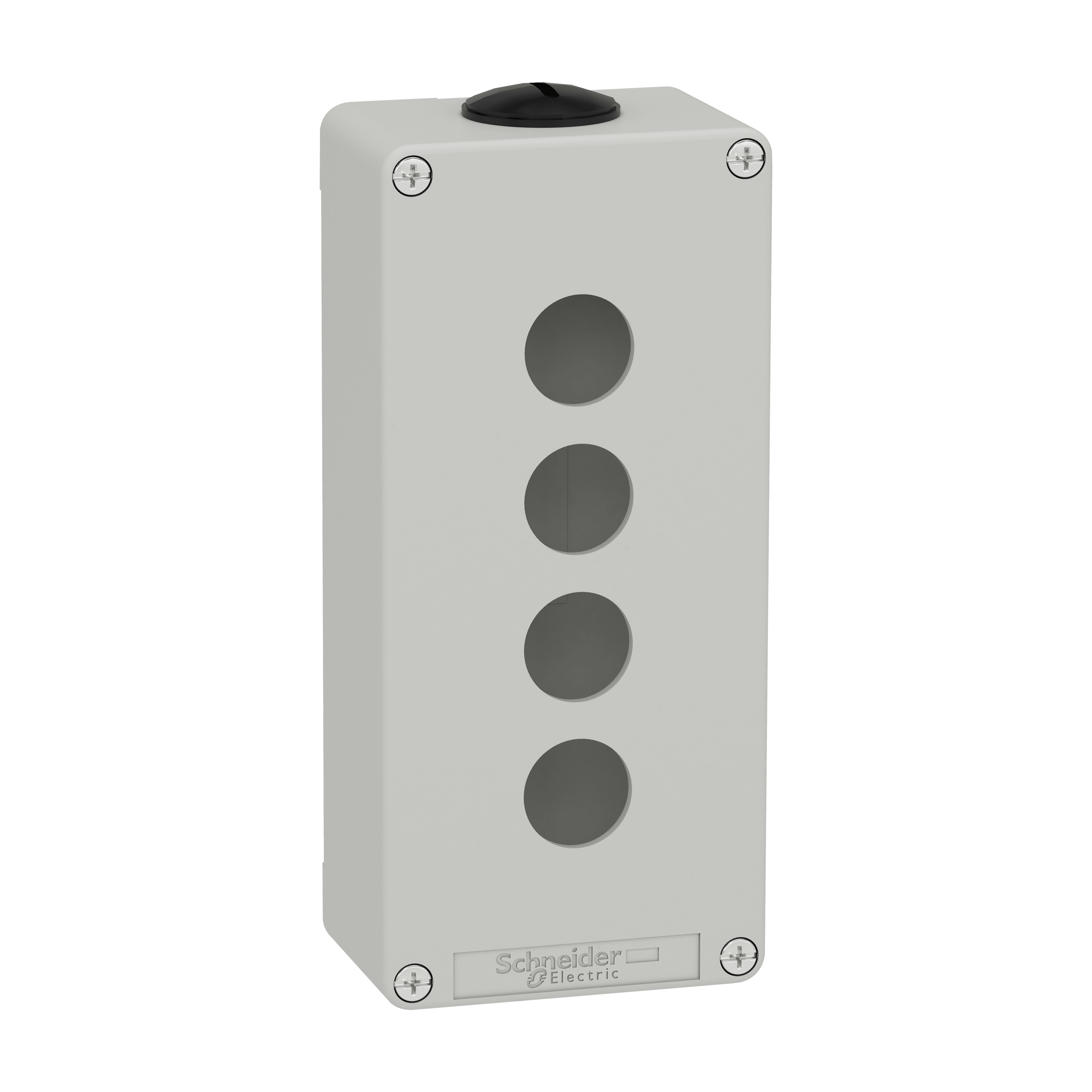 SCHNEIDER ELECTRIC - Pulsantiera in metallo grigia  M25 4 fori 22MM 80X175X51,5 UL CSA XAPD3204